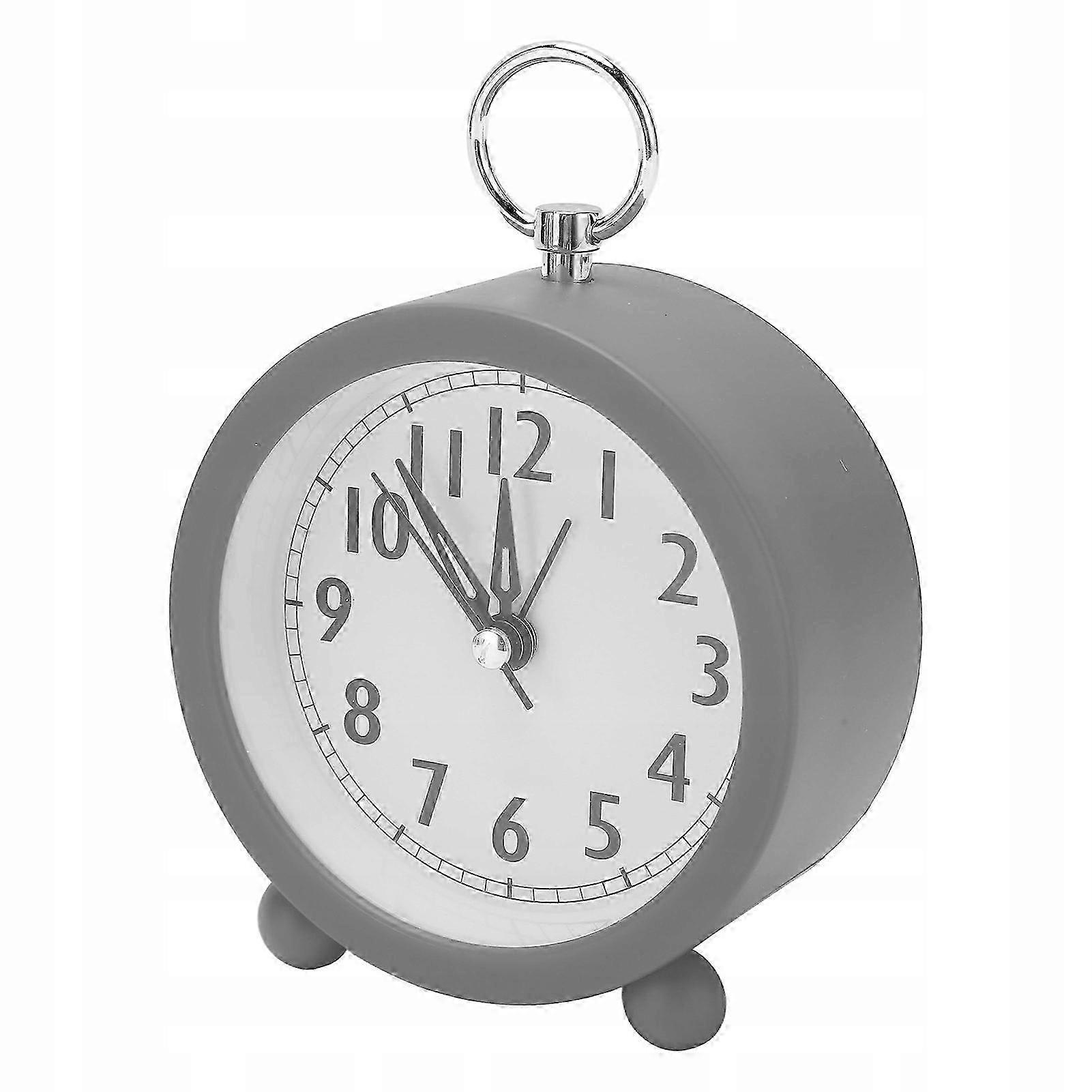 Round Alarm Clock Battery Powered Electronic