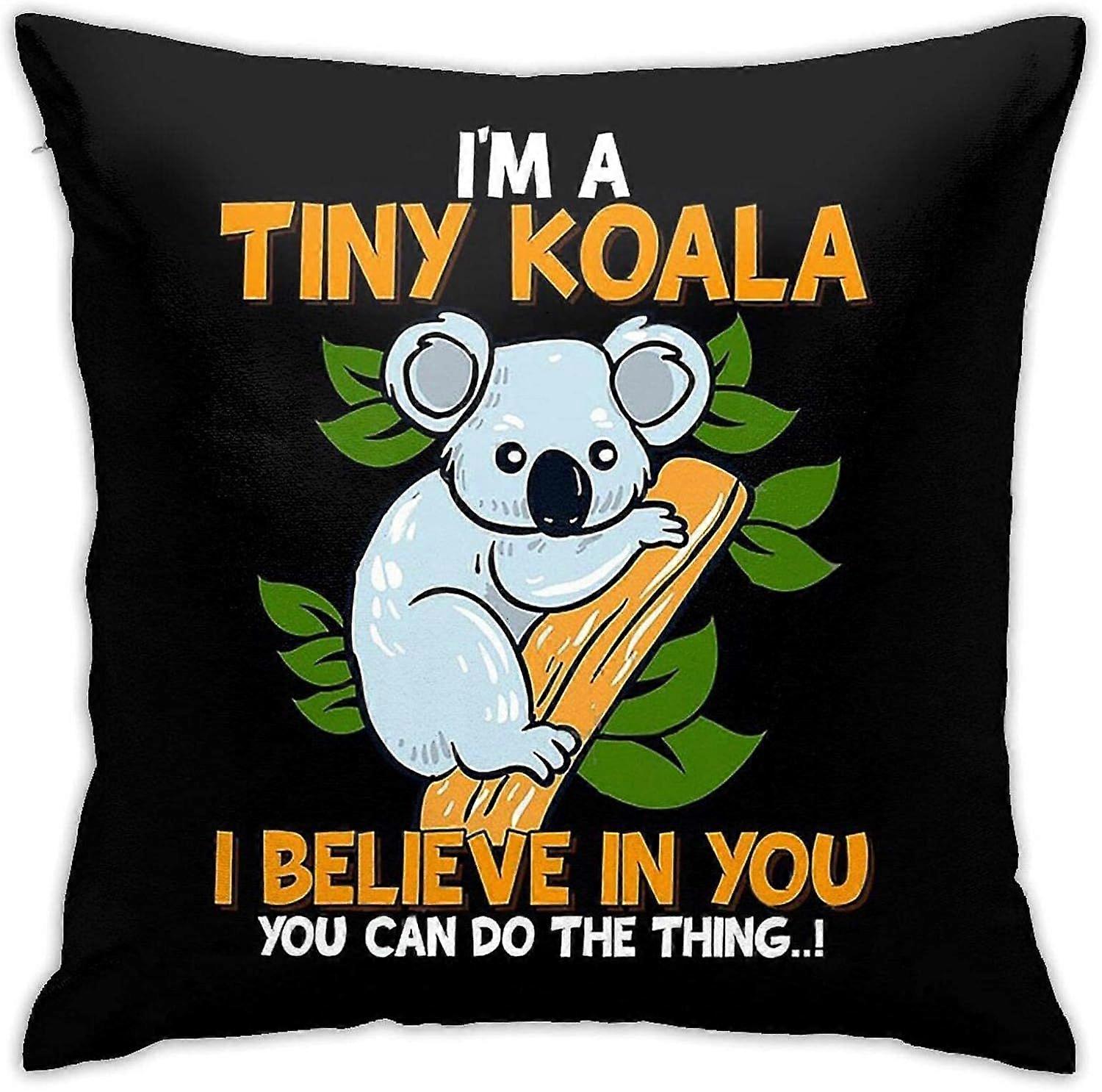 n1054スロー枕カバーポリエステルクッションカバーケース枕カバーソファ家の装飾18X18インチ私はあなたを信じています-TB4054 hnj1054