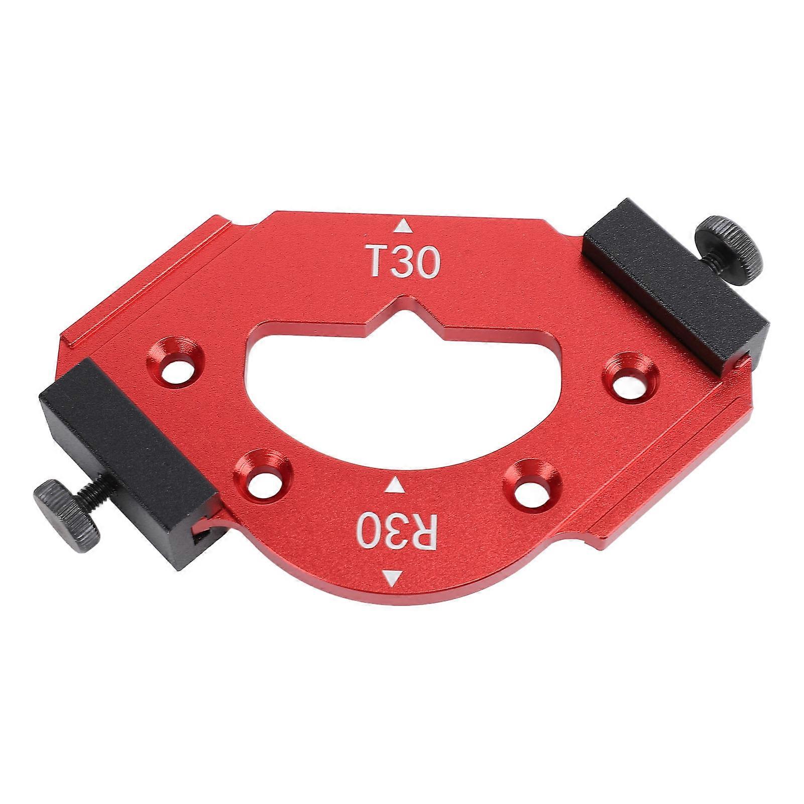 R30 T30 Radius Chamfer Template Inner and Outer Corner Trimming Jig for Furniture Making Woodworking Projects 