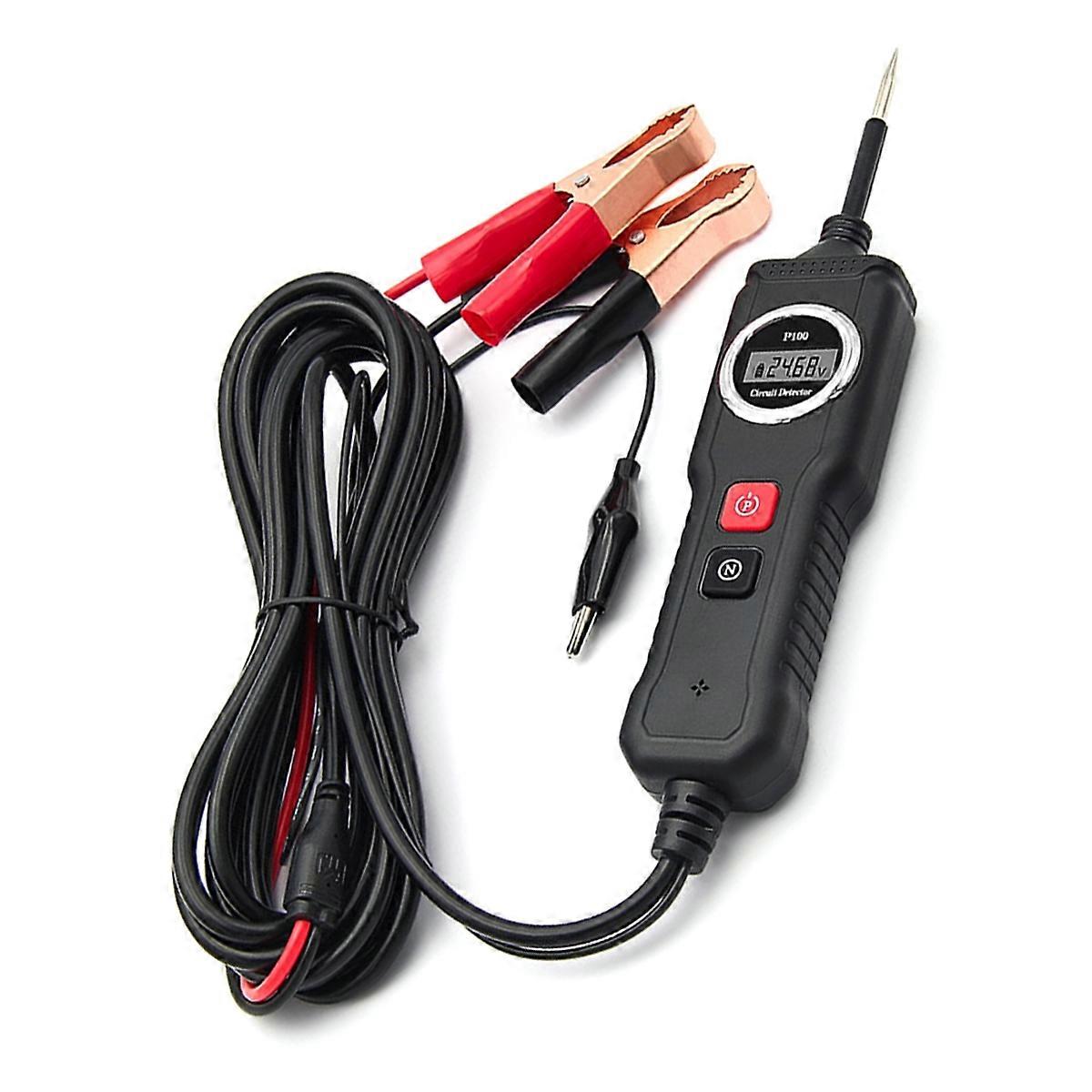 Electrical System Tester LCD Display Resistance Voltage Tester 5V-40V Probe Kit Vehicle Electric Circuit Tester