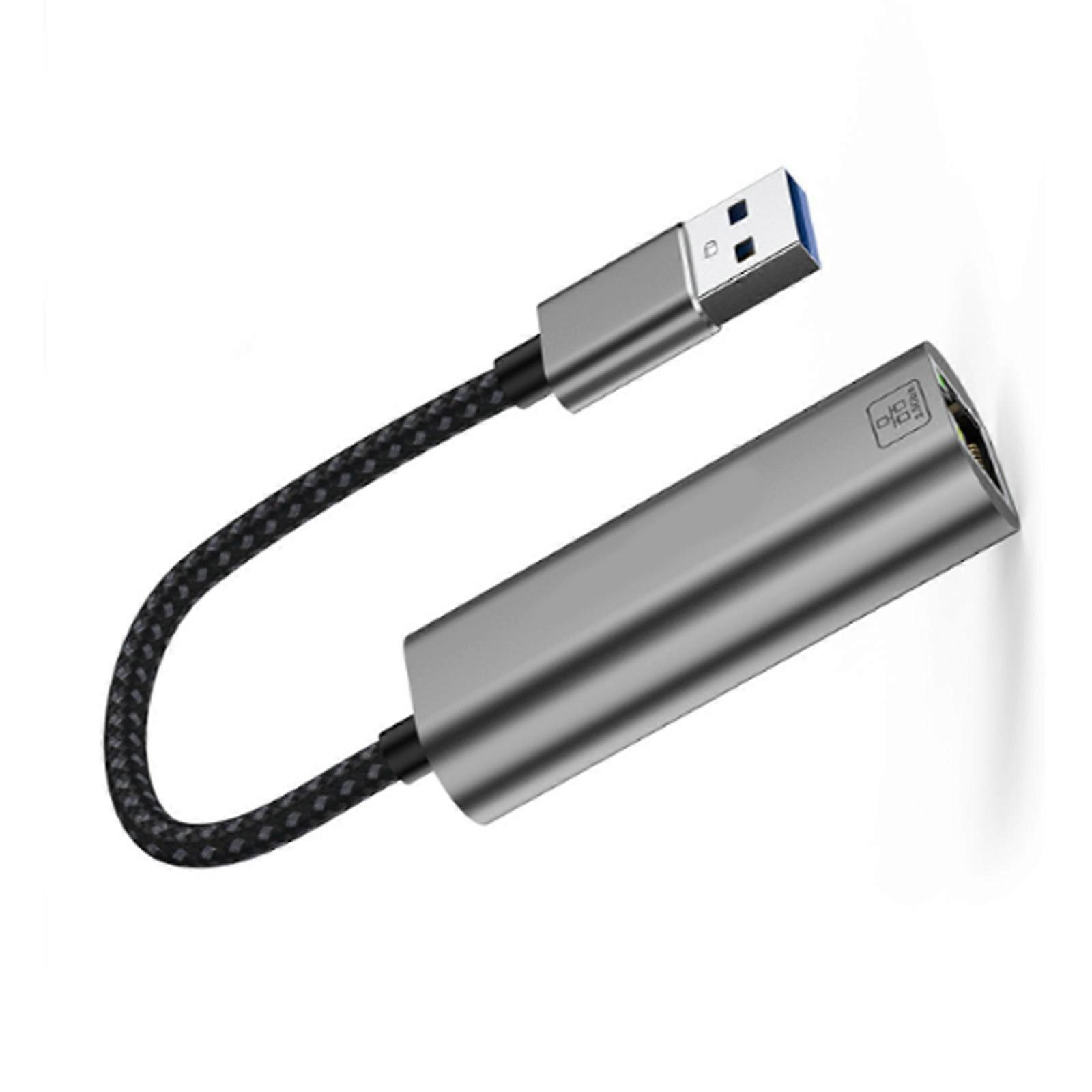 USB Rj45 Networking Connection USB3.0 To RJ45 Gigabit Ethernet Adapter Efficient Multicolor