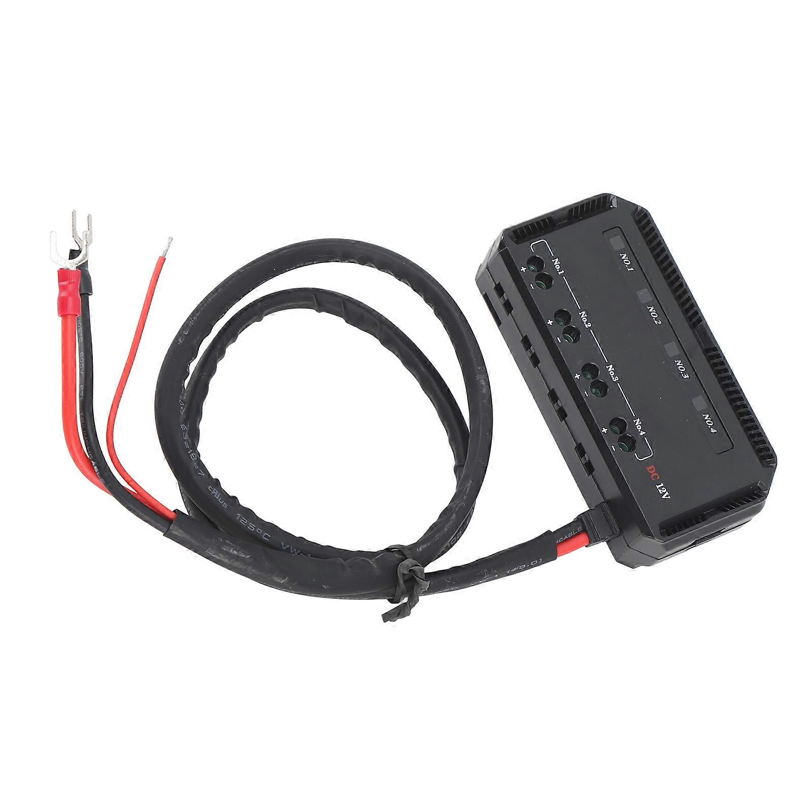 12V Motorcycle Fuse Block Universal 20A Fuse and Relay Box Kit with LED Indicator Light for Car
