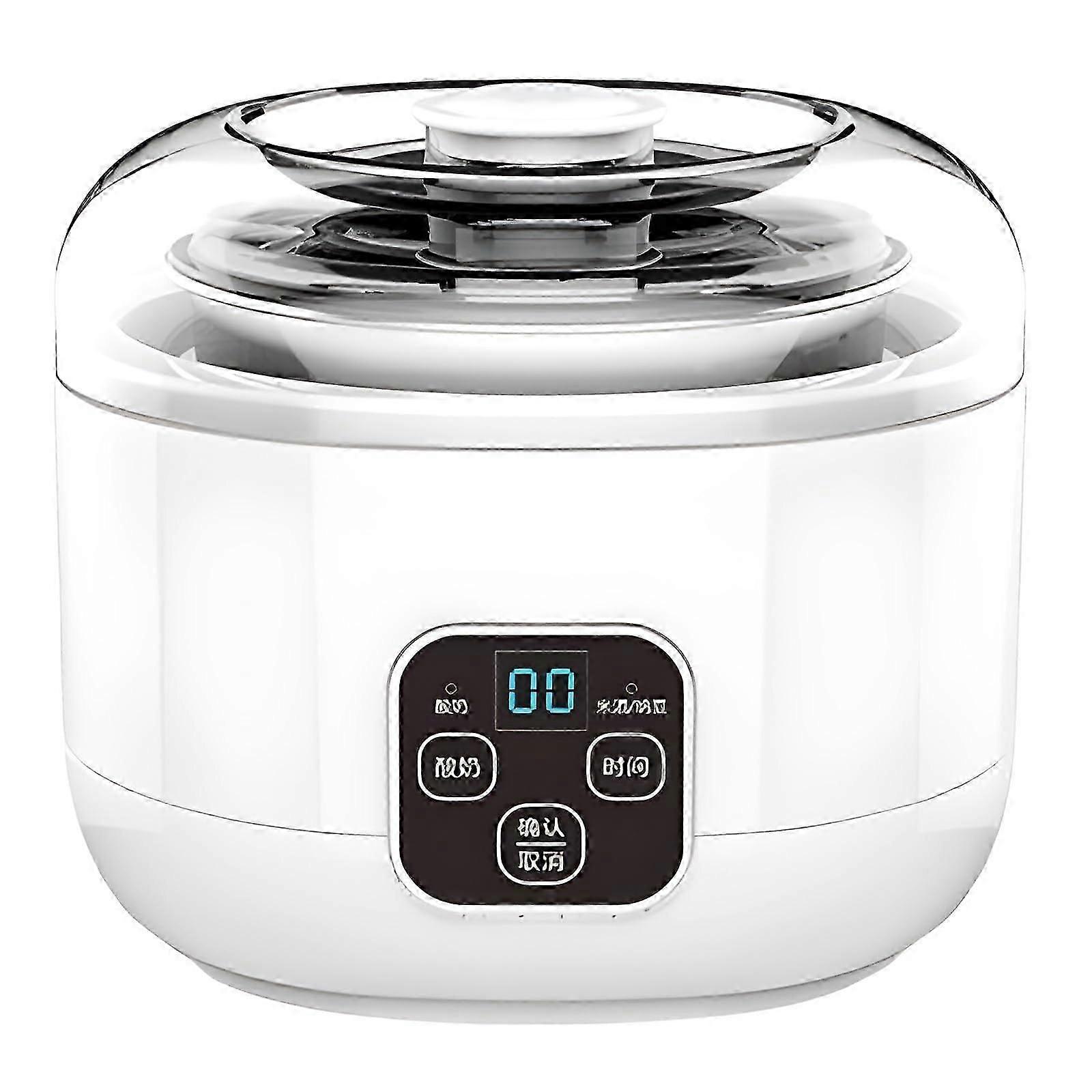 Natto Compact Yoghurt Maker, Automatic Yogurt Maker, 1 Litre Capacity, 304 Stainless Steel, for Yogurt Making