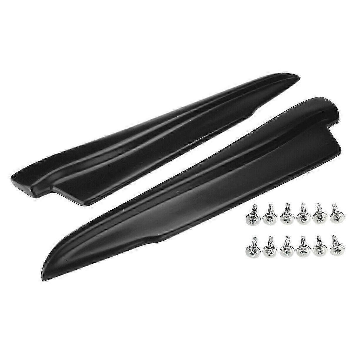 Matte Black Rear Bumper Lip Valance Set for E90 E91 E92 E93 and M3 Models Hwy