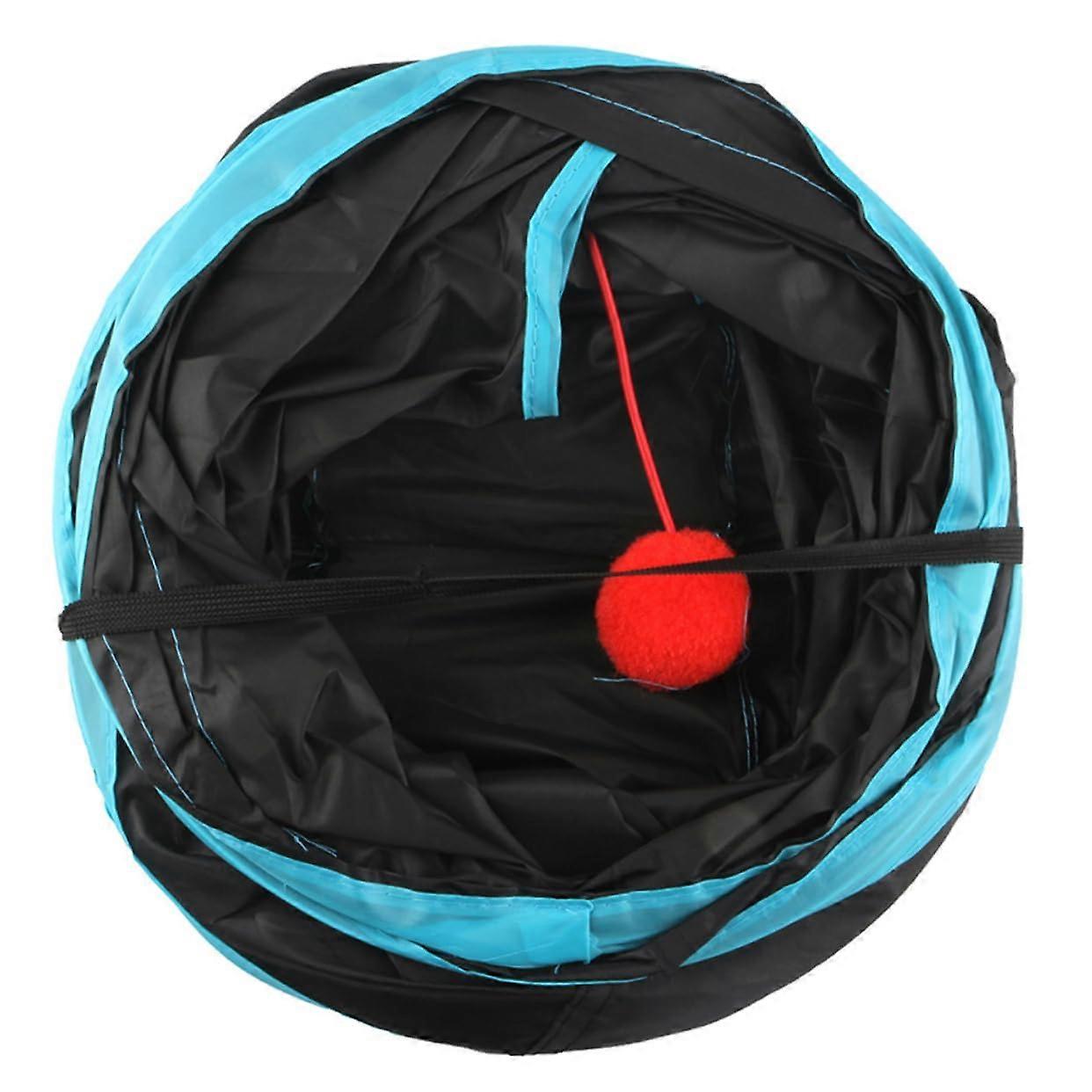 Foldable Y Shape Cat Tunnel Polyester Indoor Outdoor Play Maze Durable Collapsible Lightweight Bed For Kittens And Cats