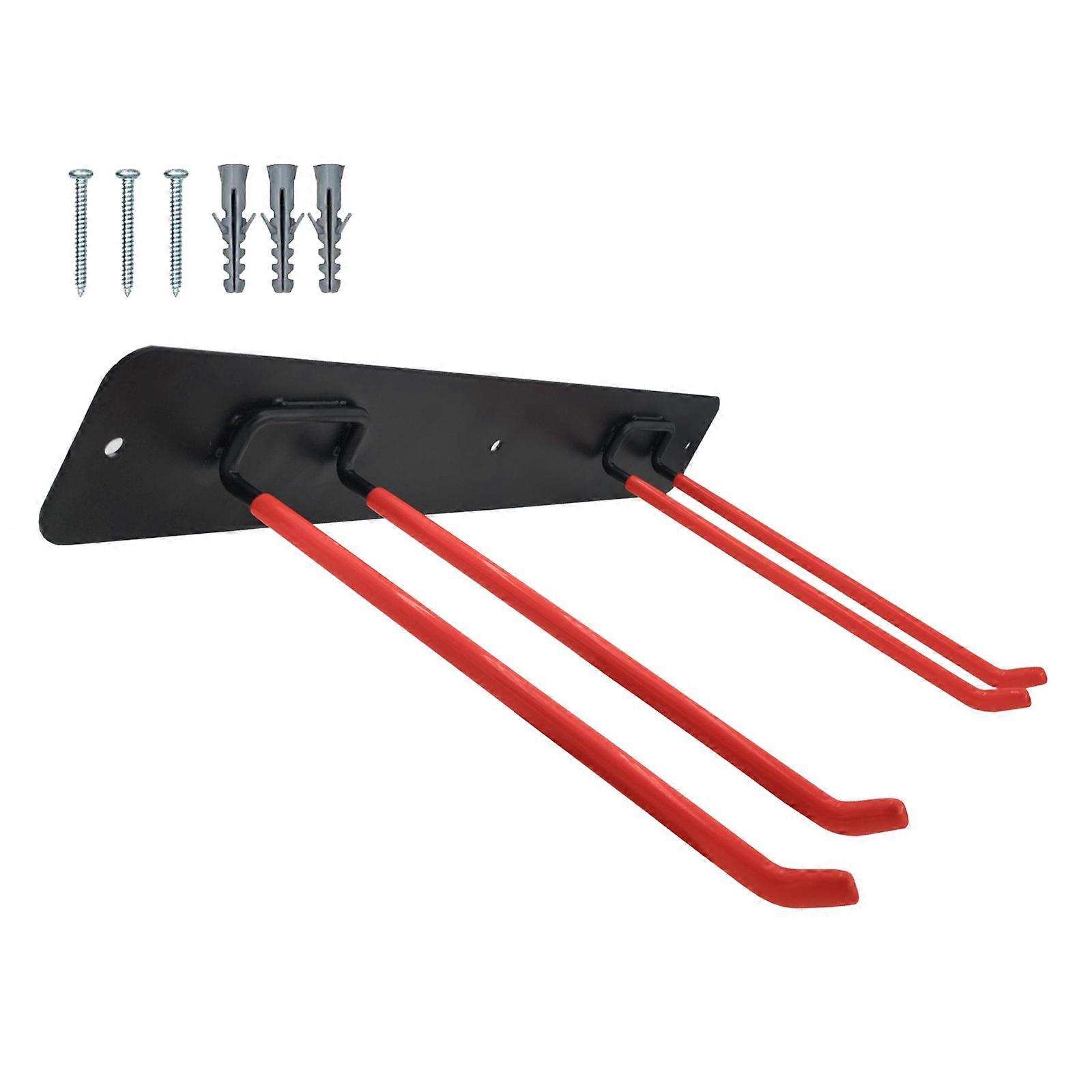 Βαρέων καθηκόντων γάντζοι αποθήκευσης κήπων γκαράζ για τα εργαλεία και τα ποδήλατα Ο χώρος αποταμίευσης τοίχων τοποθετεί το πορτοκαλί χρώμα των αγκίστρων