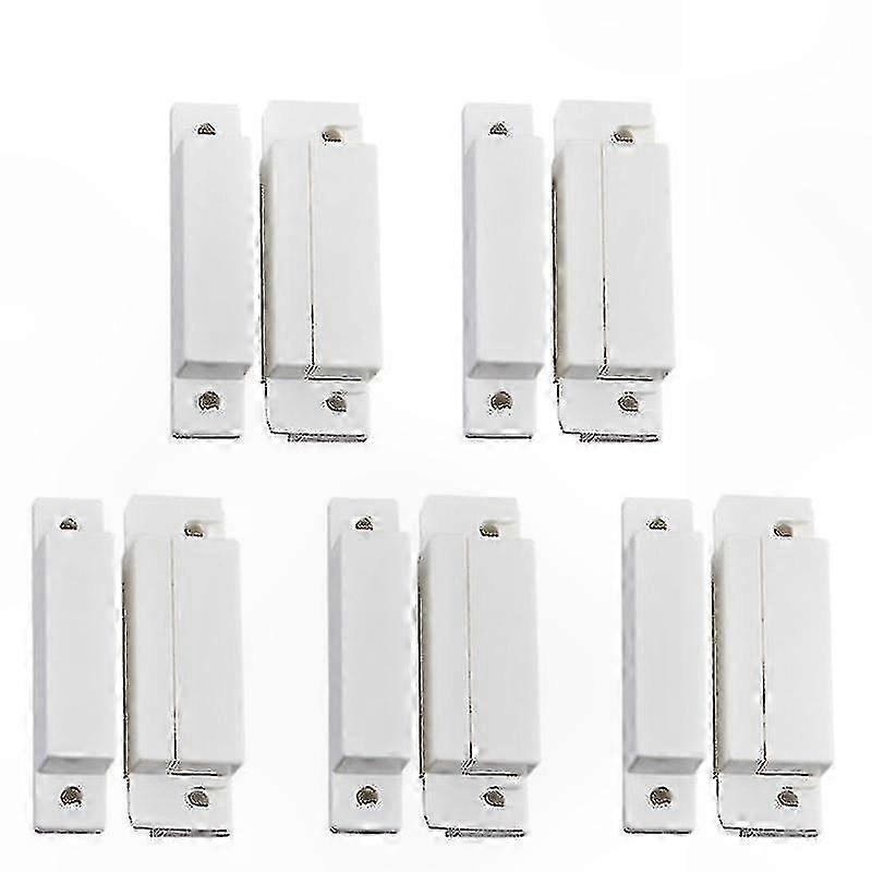 10pcs Surface Mount Wired NC Door Contact Sensor Alarm