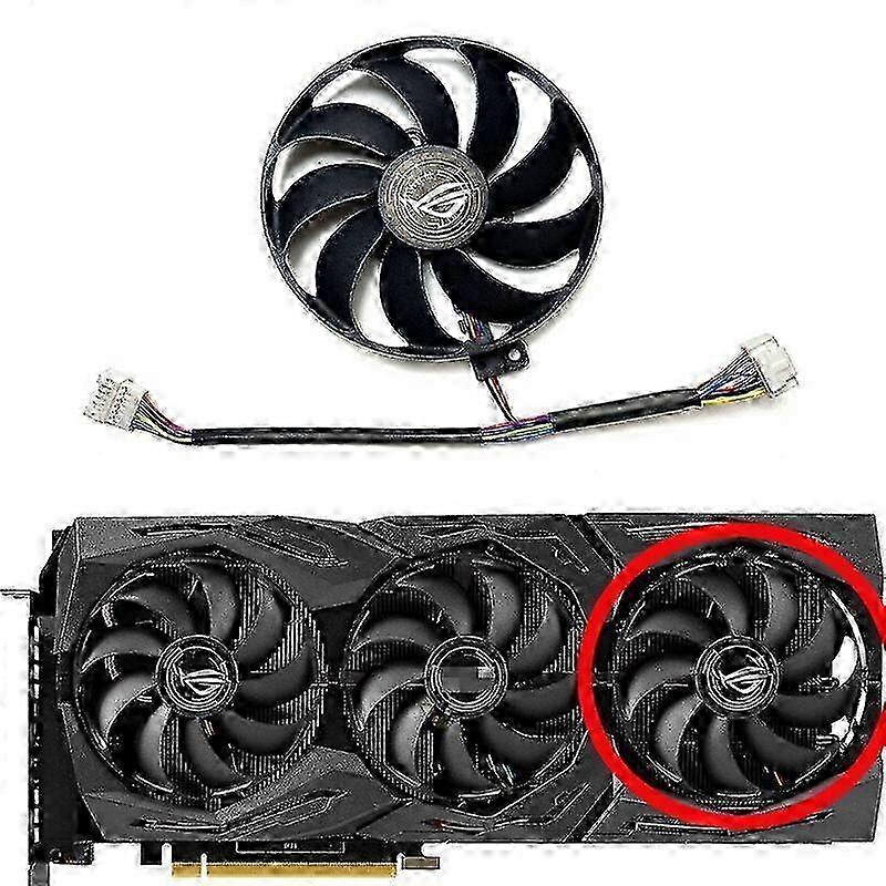 For ASUS GeForce RTX2060S 2070 2070S 2080 2080S 2080ti GTX1660ti ROG STRIX Graphics Card Replacement Fan T129215SU