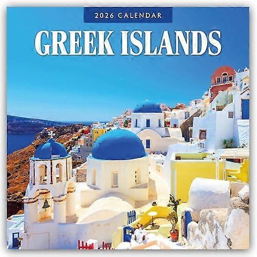 Greek Islands 2026 Square Wall Calendar by Red Robin Paperback