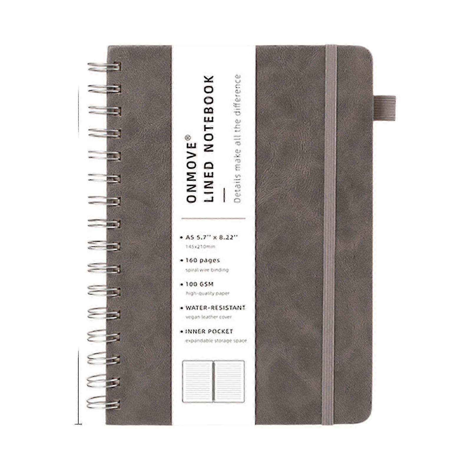 A 5 Stationery Notebooks with Elastic Band Travel Notebook Spirals Notebook Journal Notebook Business Notepads