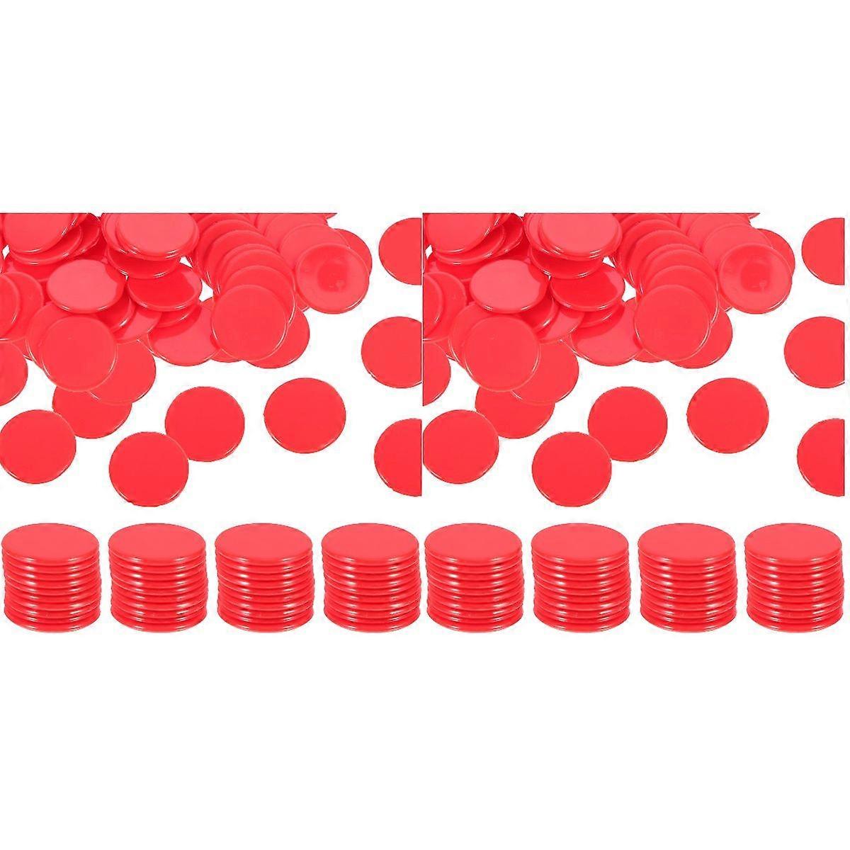 200 pcs  Bingo Counting Chips Game Counting Pieces Bingo Markers Gambling Game Counters
