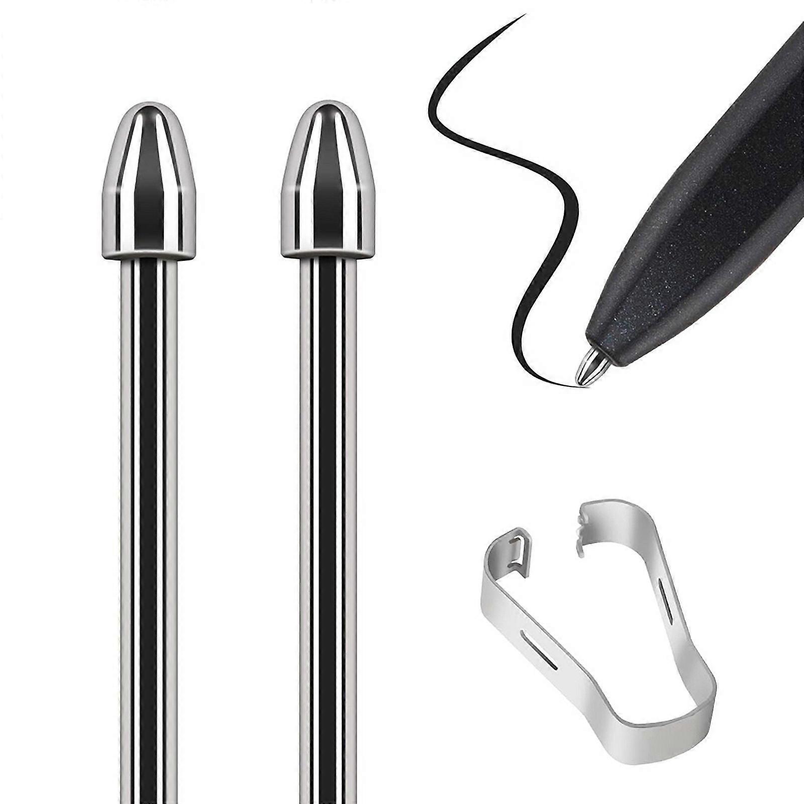 Replacement Marker Stylus Pen Tips for Remarkable 2 Tablet- Titanium Alloy Metal Tip/Nibs (2 PCS)