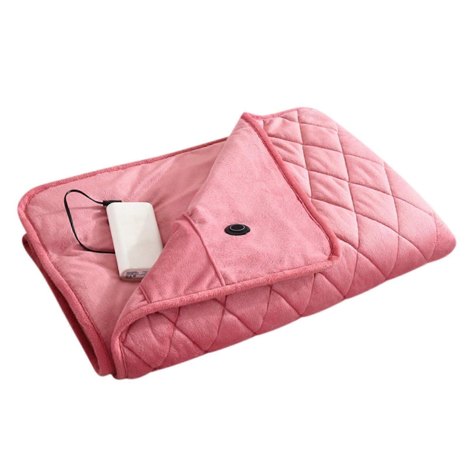 PAVEOS Heated Blanket 5V USB, 100x140cm, Soft, Washable, with 120cm Extension Line, compatible with USB power sources