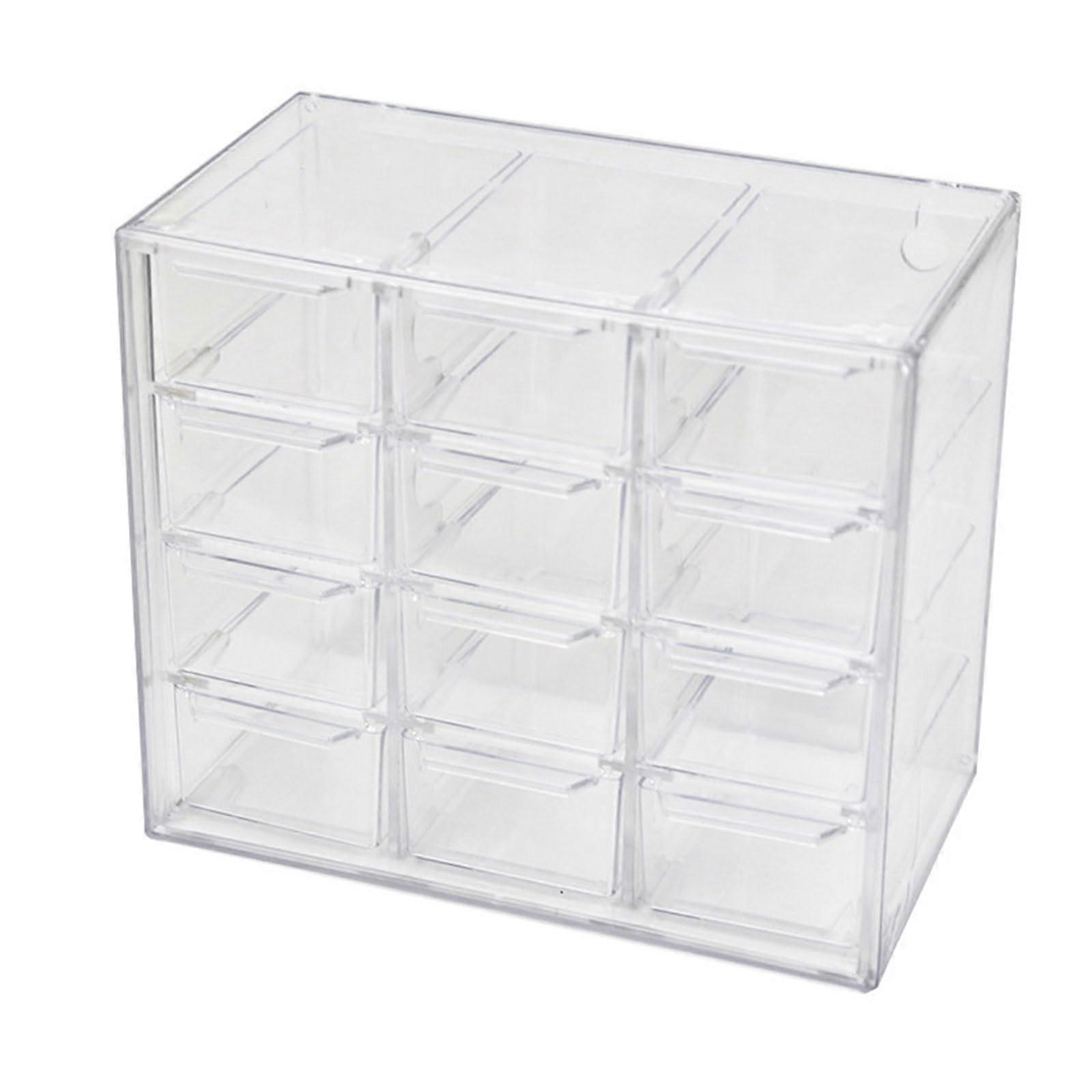Undergarment Storage Box SpaceSaving Transparent Design With  Compartments 12Square