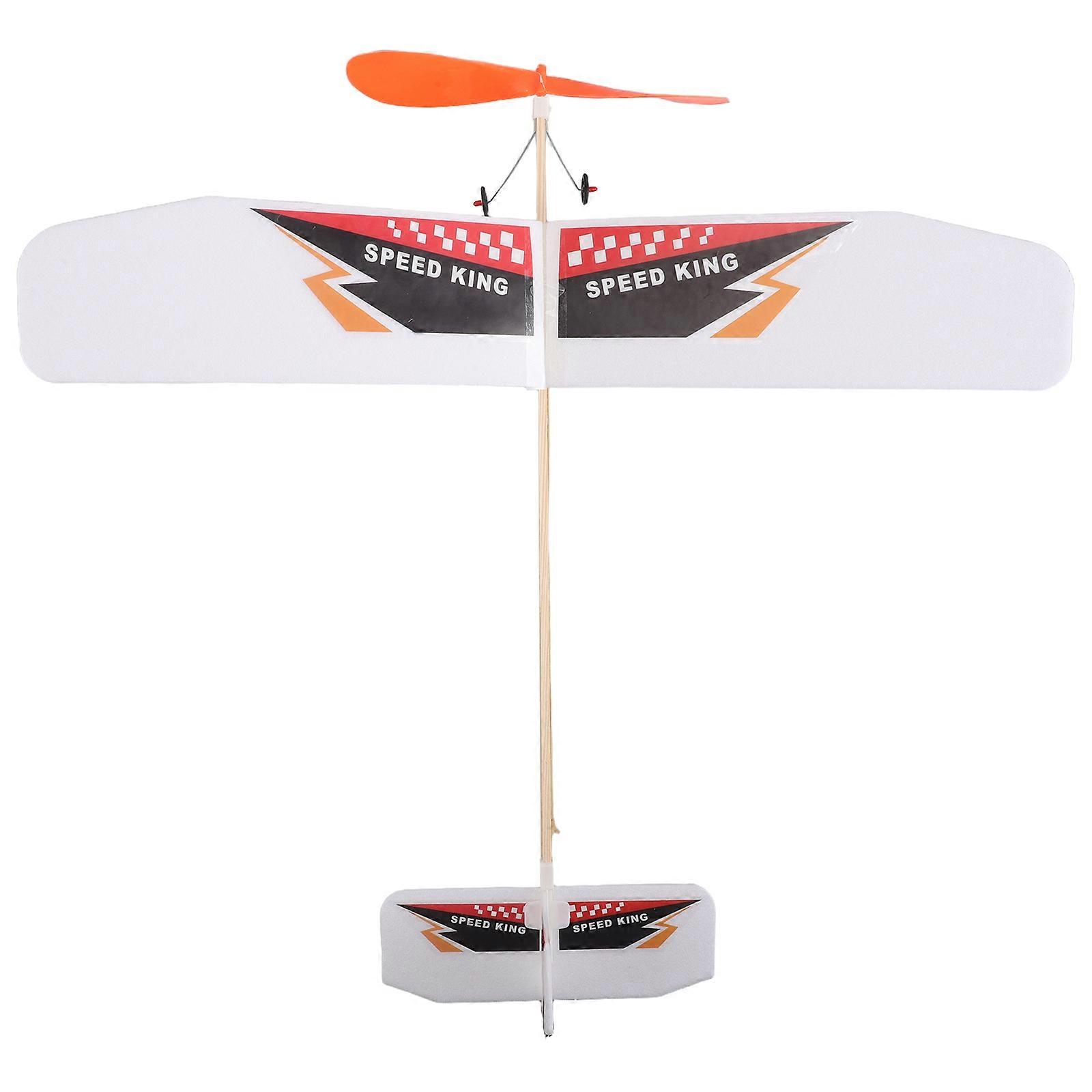 DIY Foam Airplane Model Kit for Playing Easy Assembly Rubber Powered Toy