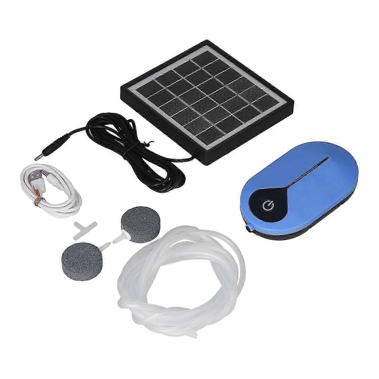 Solar-Powered Pond Pump with 3600mAh Battery, 3 Modes, and Waterproof Design for UK Gardens