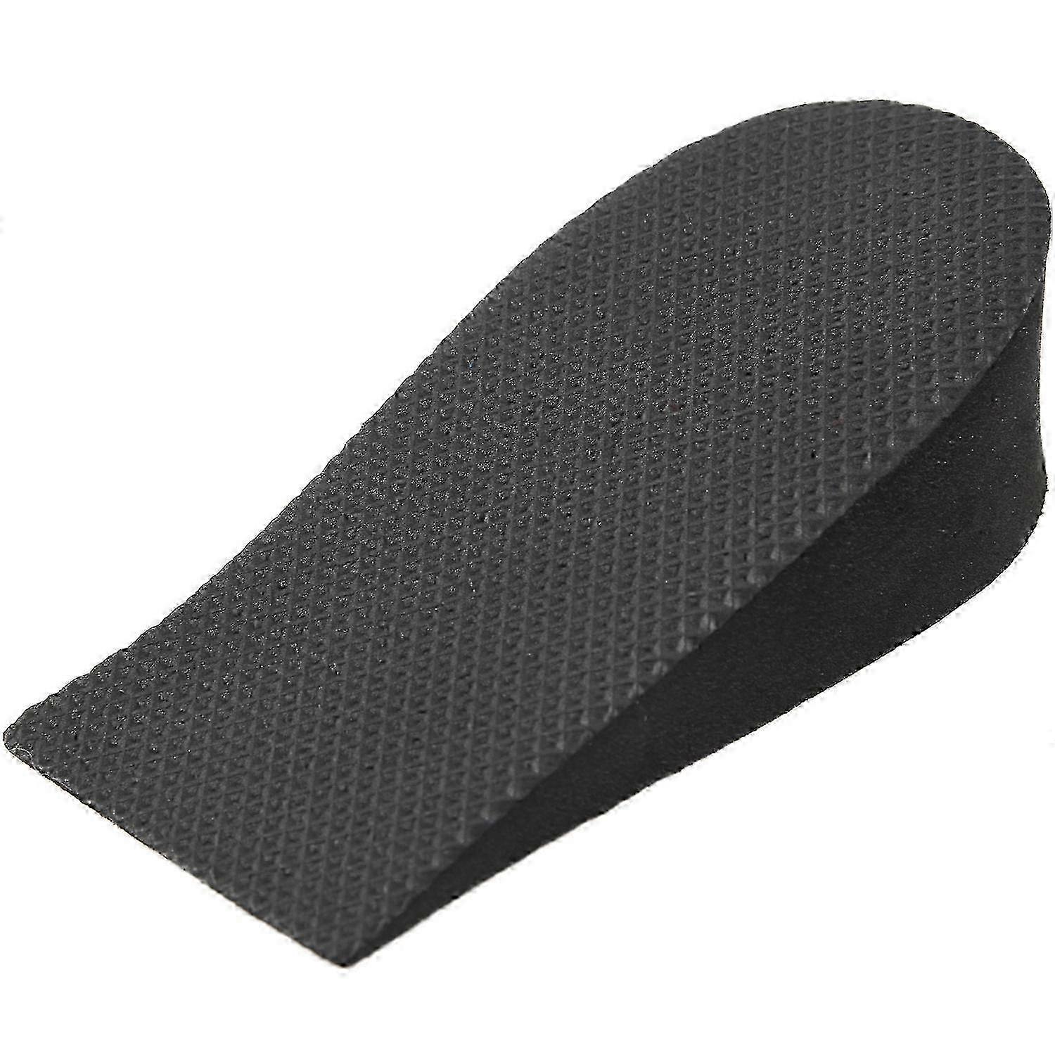 Height Increase Foam Pads - 2 Pcs 1.5" Height Heel Lifts Insoles (Black) for Shoes