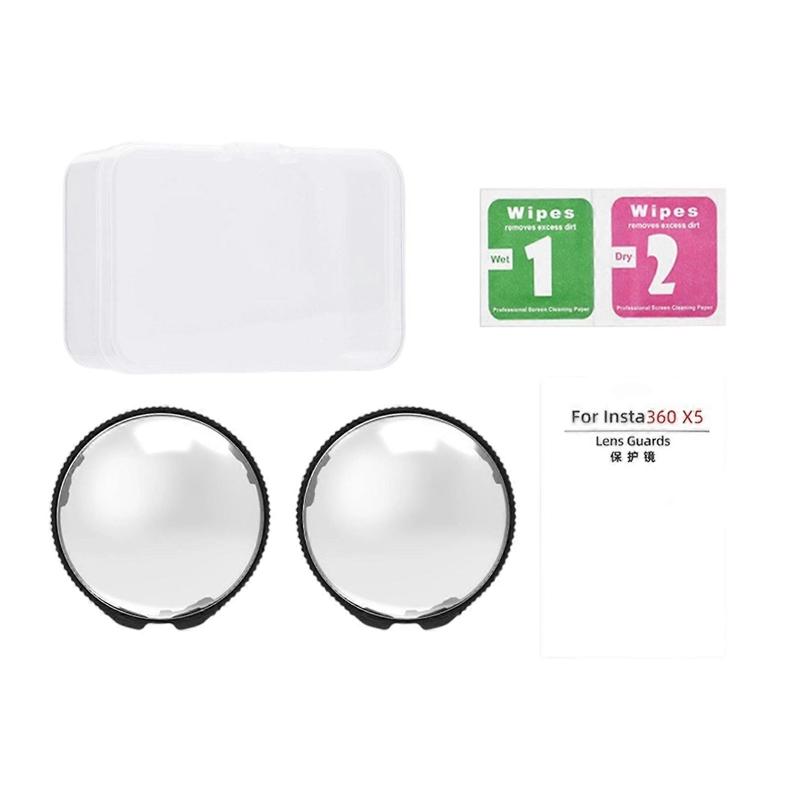 AntiScratch Lens Protectors for X5 Action Cameras High Definition Opticals Glass With Toolless Installation Multicolor