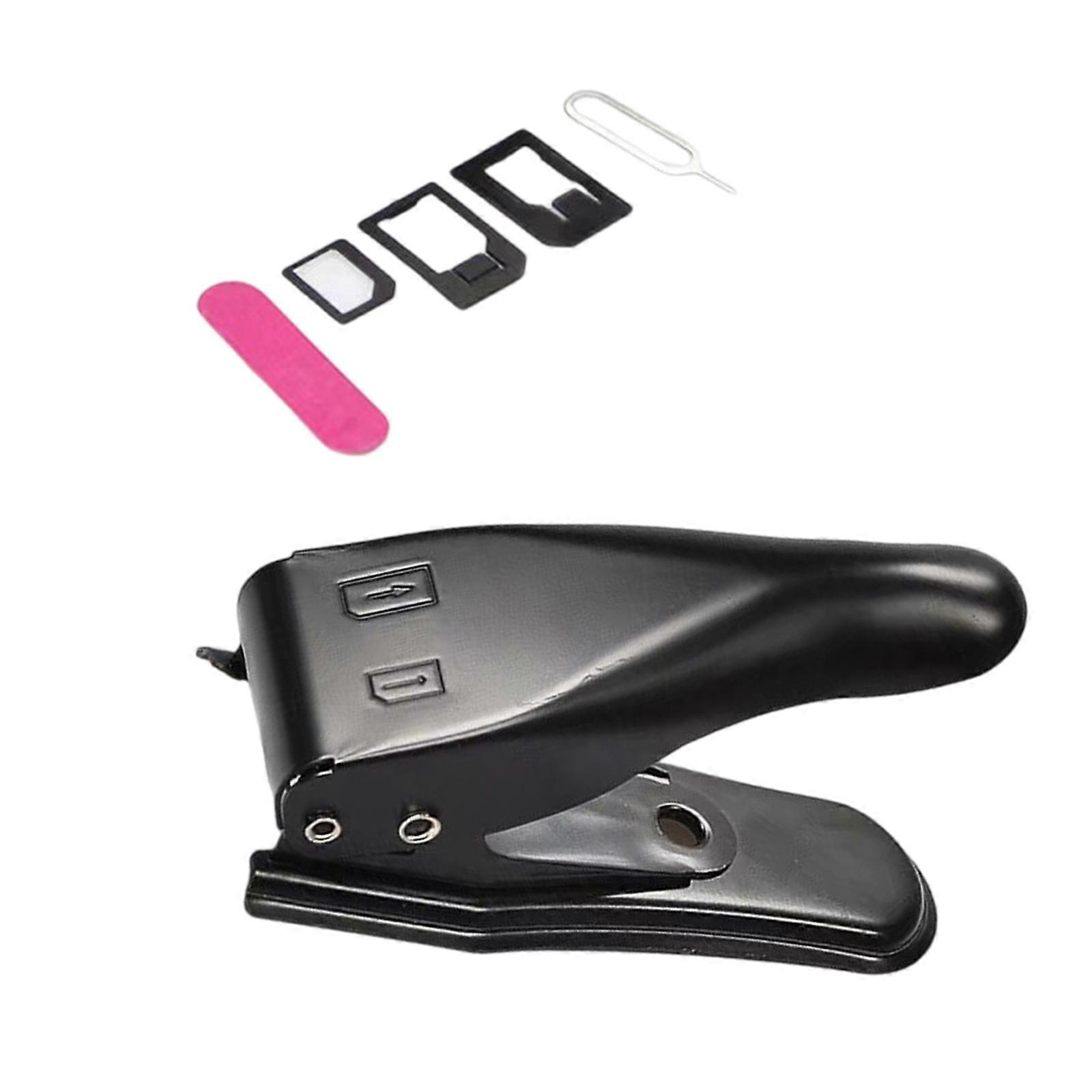 Card Cutting Tool Smartphone Accessories Card Cutter with Ejection Pin and Adapter Easy to Operate Multicolor