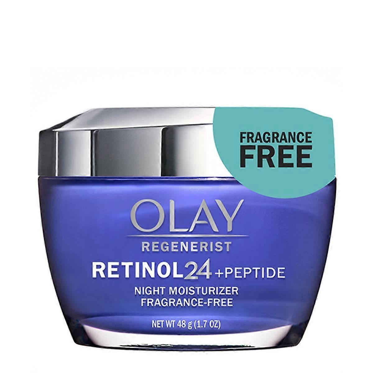 Olay Regenerist Retinol-24 夜间面部保湿霜，无香型，1.7 盎司