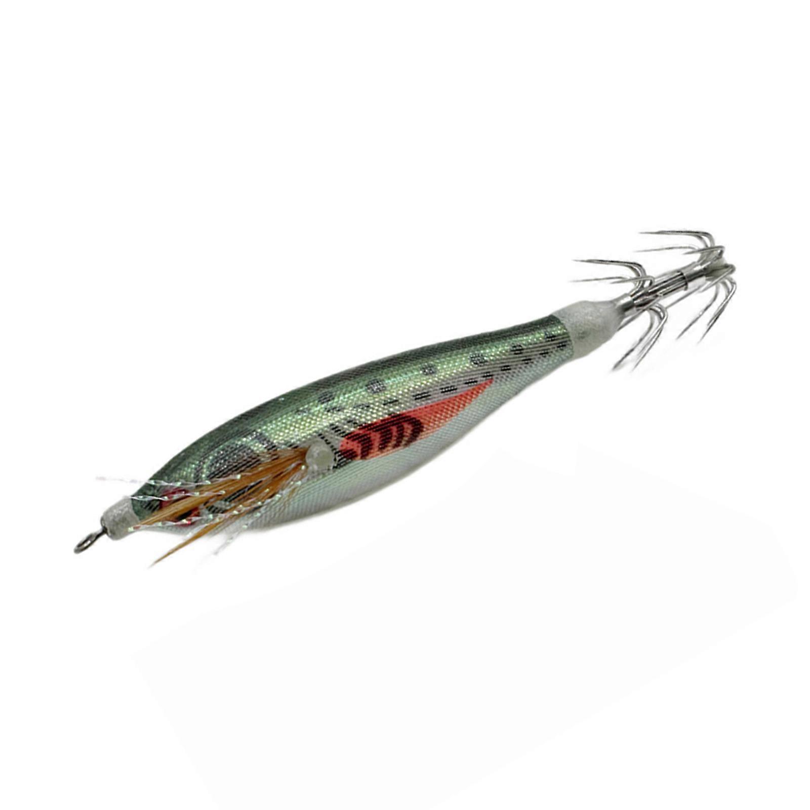 Shrimp Lures Baits Squid Jig Fishing Lures Glow Jig Hook 8cm 6g Artificial Hard Baits Squid Jig Cuttlefish Hook Multicolor