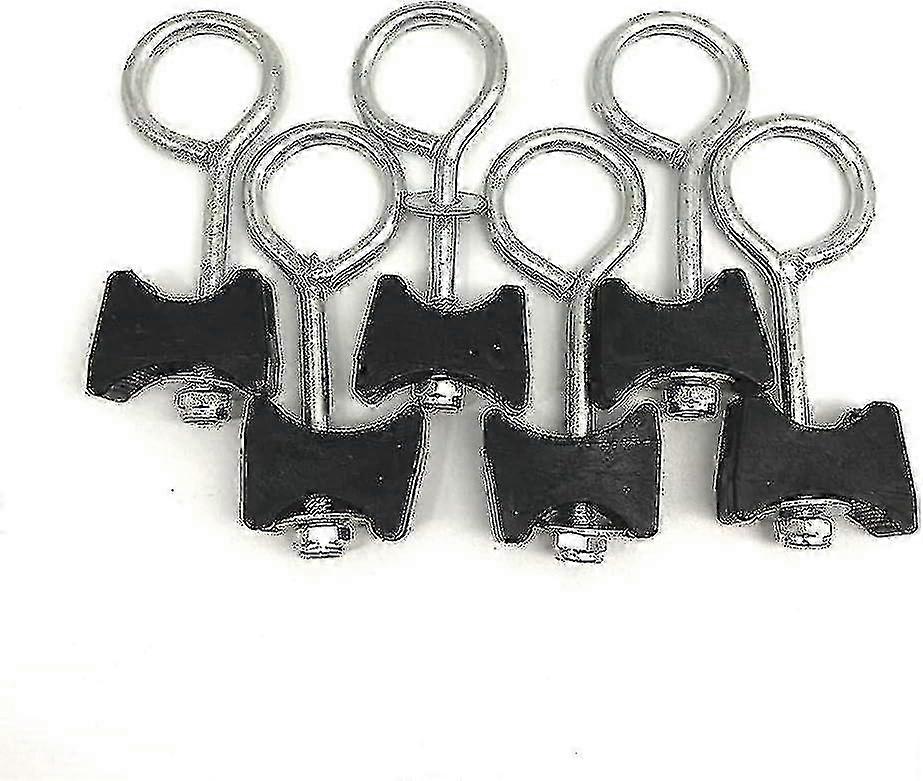 6-Pack of Fixed Trampoline Screws for Large and Small Trampolines 26s