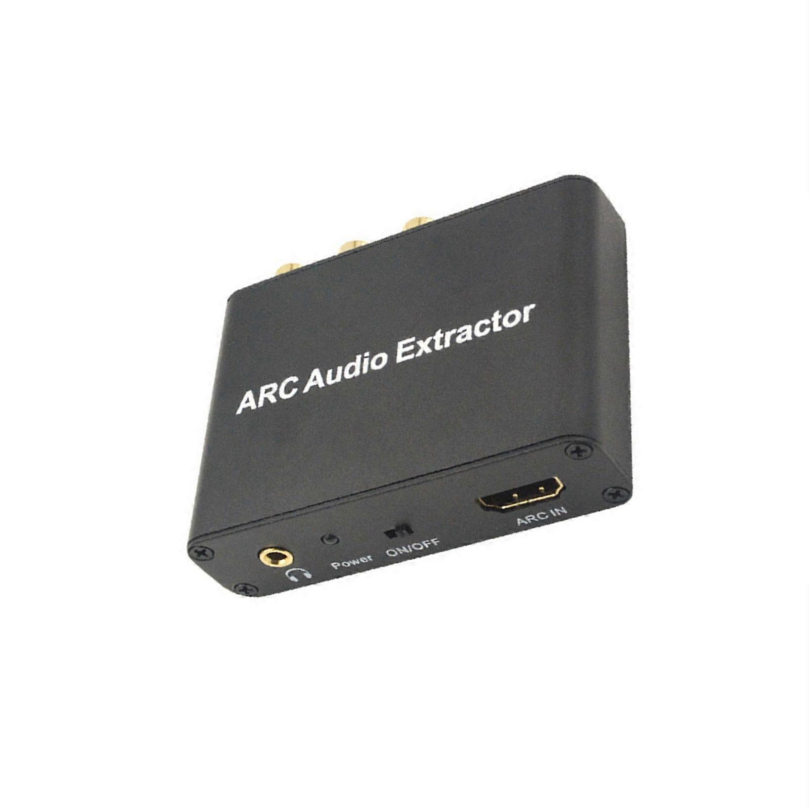 Plug and Play 192KHz Extractor Extraction Device for TVs with Optical Coaxial and 3.5mm Interfaces Output Multicolor