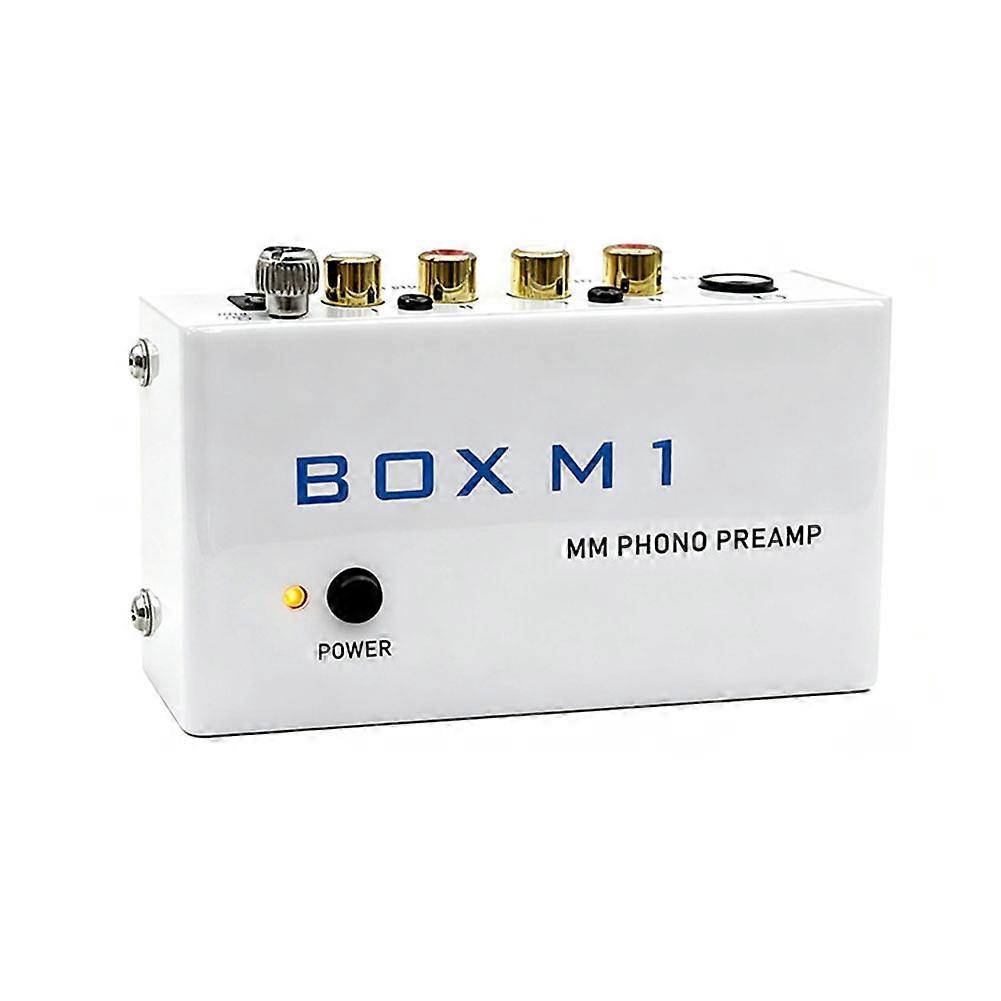 BOX M1 Preamplifier for Turntables Phono Amplifier Gramophone Turntable Amplifier EU Plug