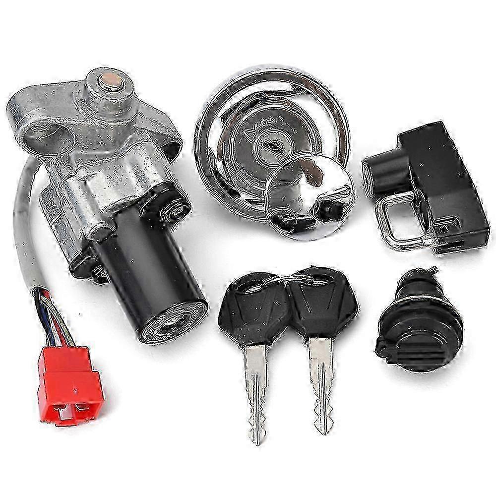 Ignition Switch Kit Fuel Tank Lock Key For Yamaha XVS125 XVS250 XVS400 XVS650 XVS1100 Drag Star XVS 650 V-Star Custom Classic