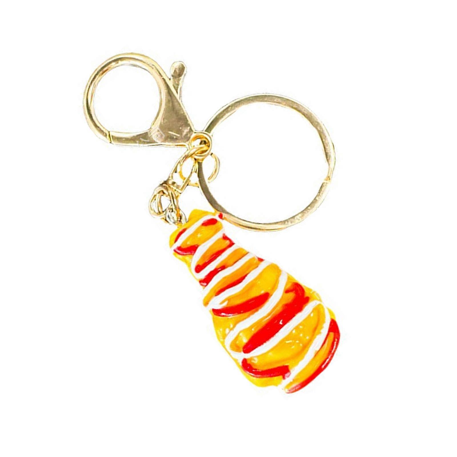 Chicken Keychain Realistic Resin Craftsmanship Portable Fashion Accessory For Everyday Use Or Surprise Presents Multicolor