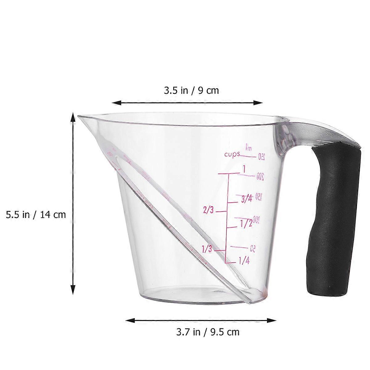 1Pc Creative Plastic Measuring Cup with Scale (250ml)