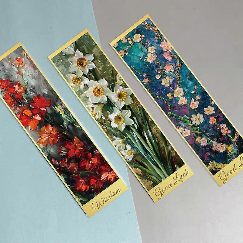 30 Retro Monet Garden Series Minimalist Journaling Artistic Creative Materials for DIY Reading Paper Bookmarks