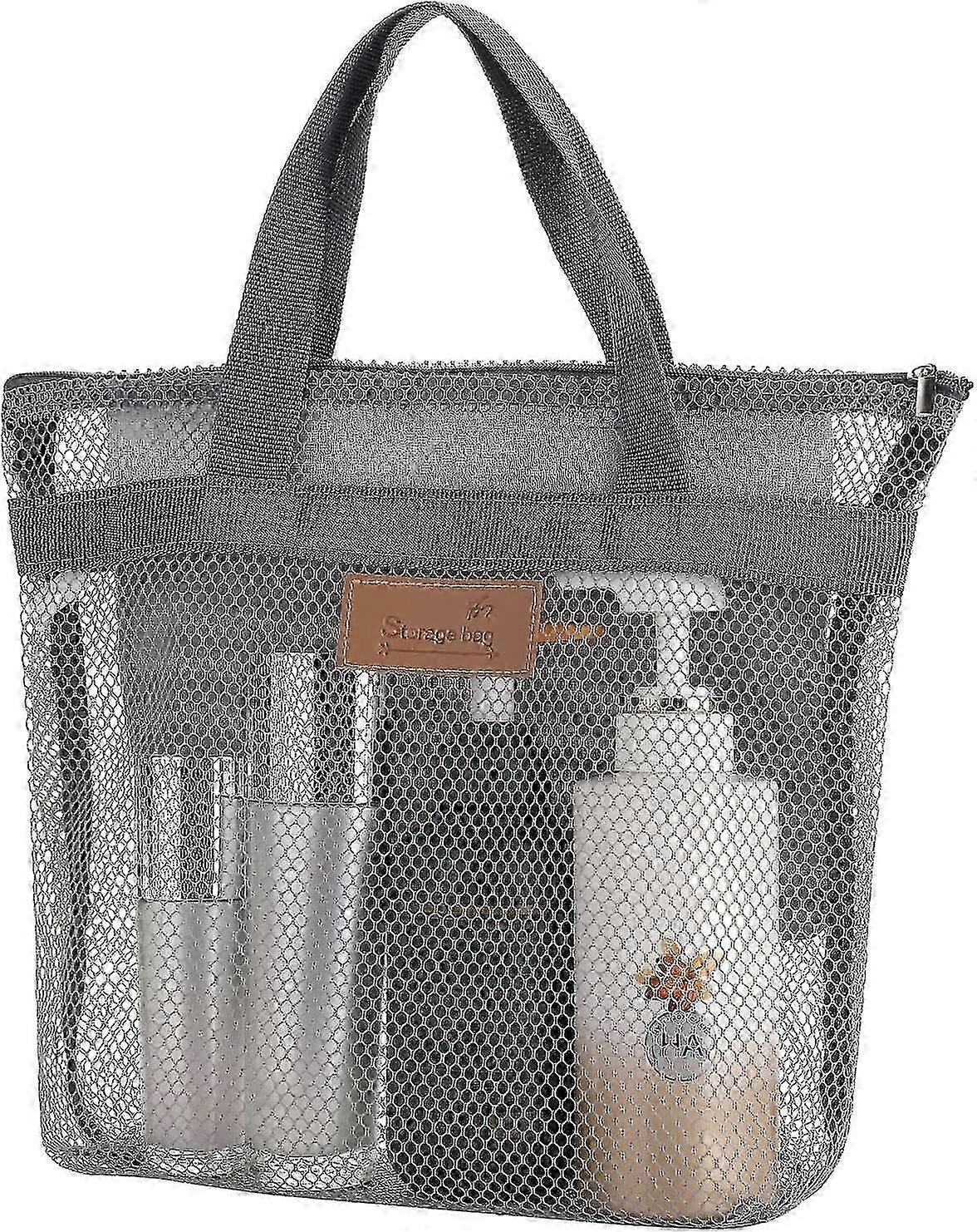 حقيبة دش محمولة شبكة حقيبة الشاطئ حقيبة تخزين السفر