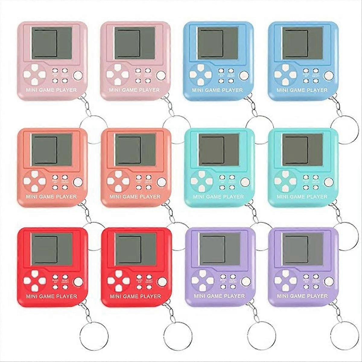 12Pcs Party Favors Keychains for Kids Video Game Keychains