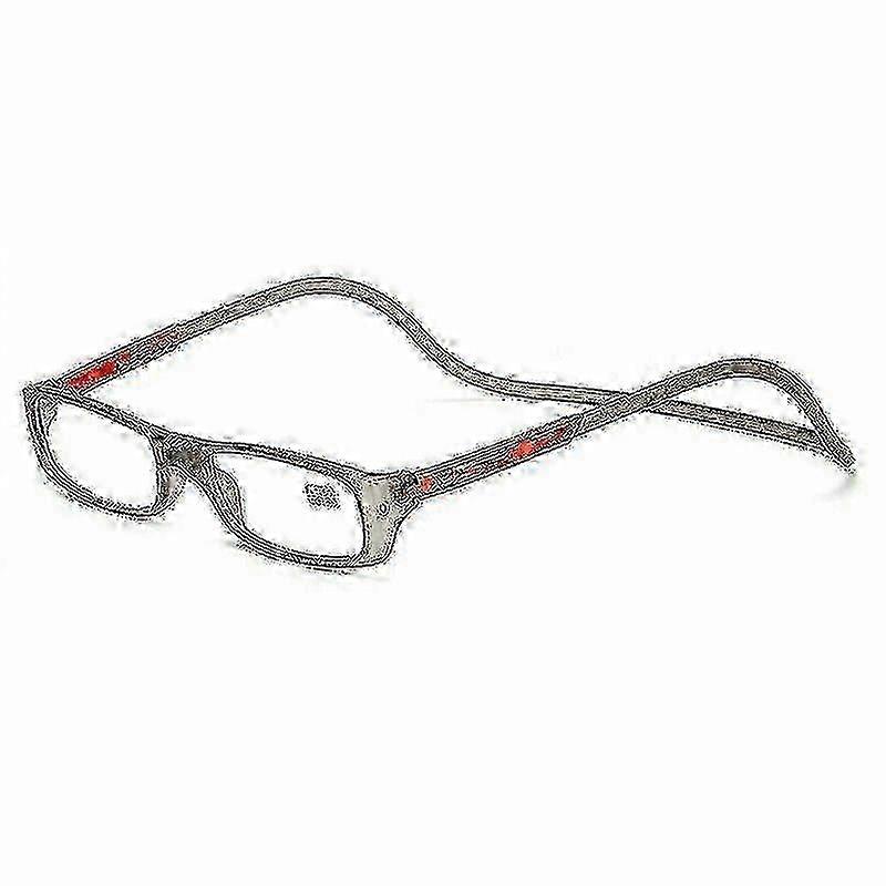 2025 Magnetic Folding Reading Glasses with Snap-On Front Neck Hanging Spectacles