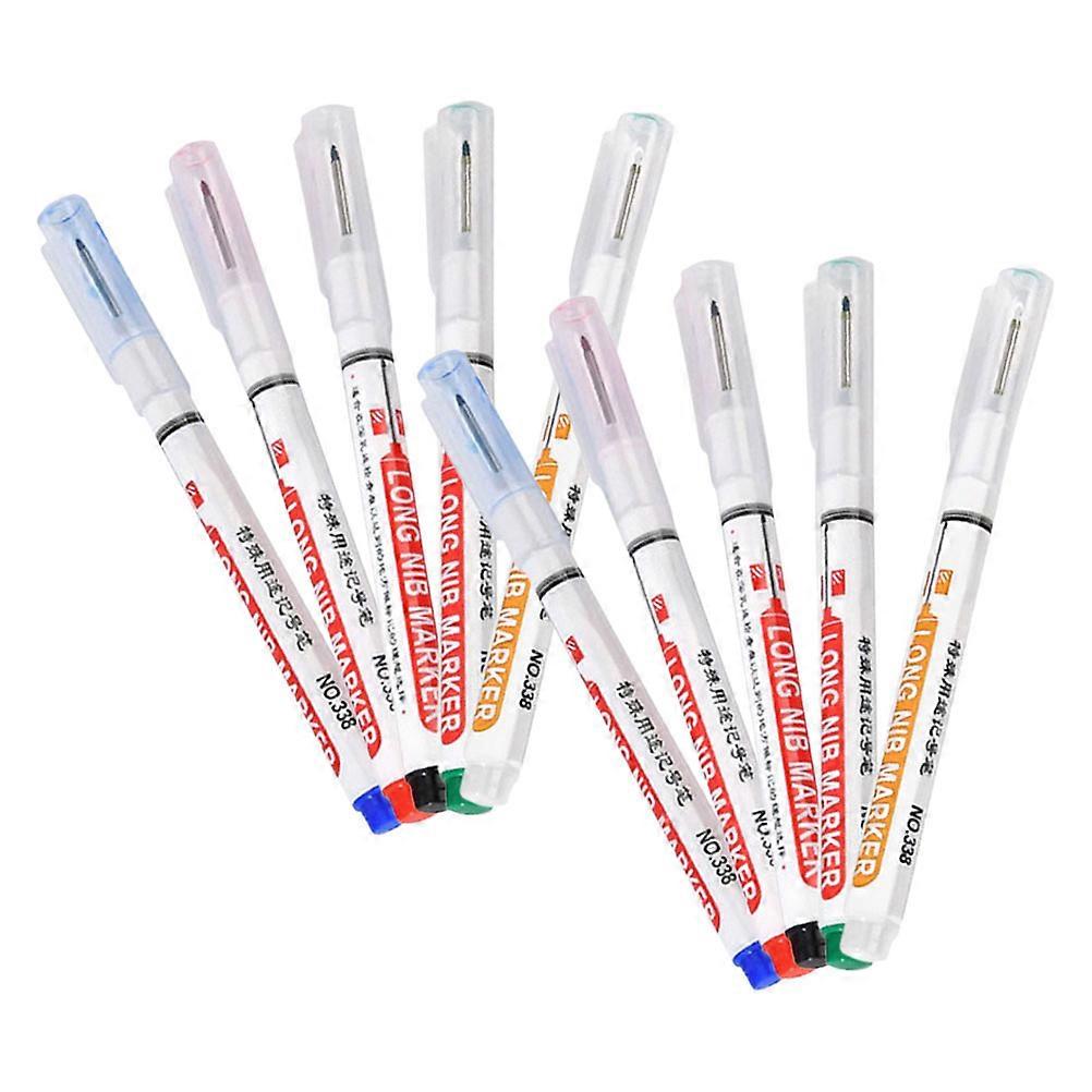 Carpentry Tools Highlighter For Industrial Use With 5Mm Wide Tip 10Pcs