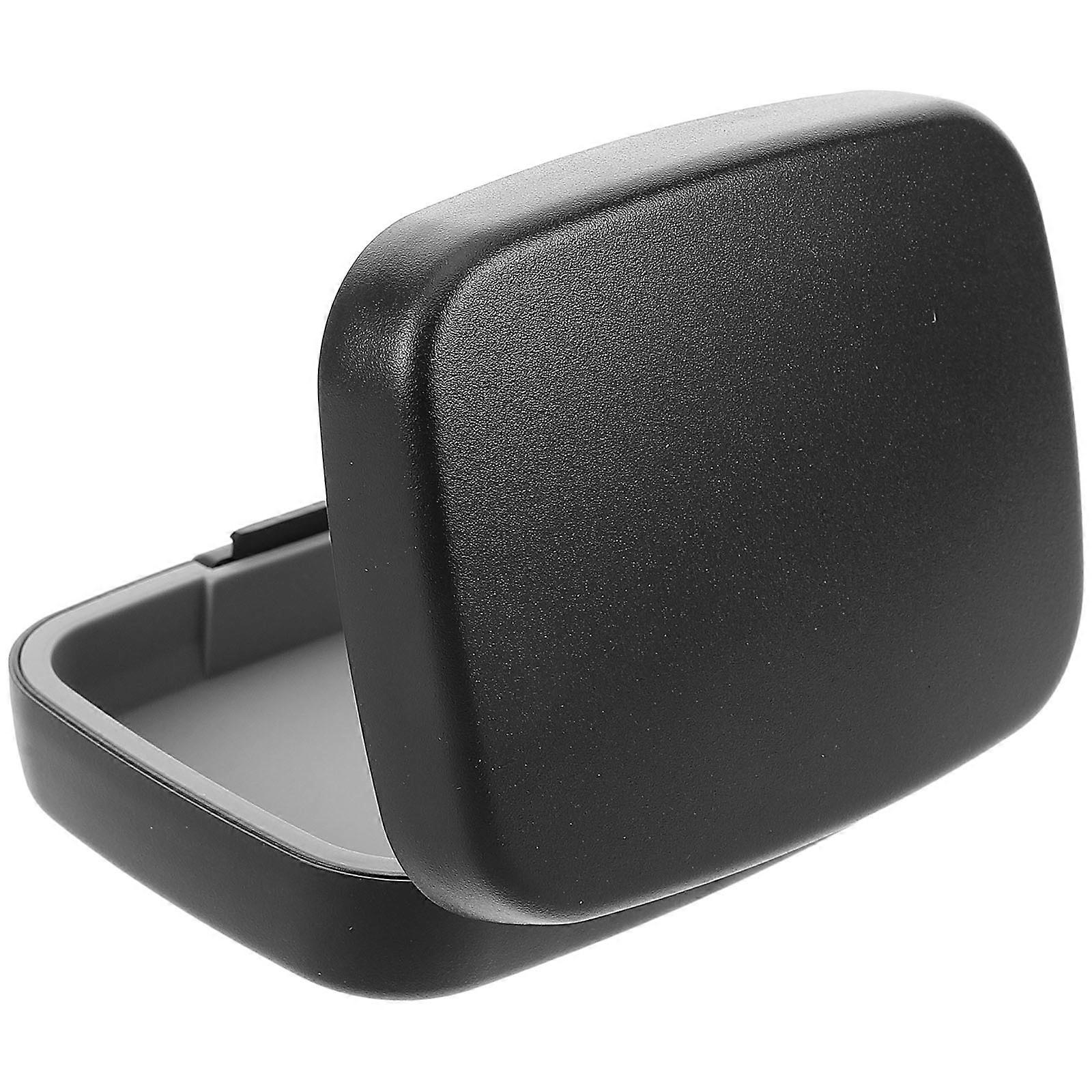 Portable Hearing Aid Case with Shockproof and Waterresistant Function for Daily Storage Black