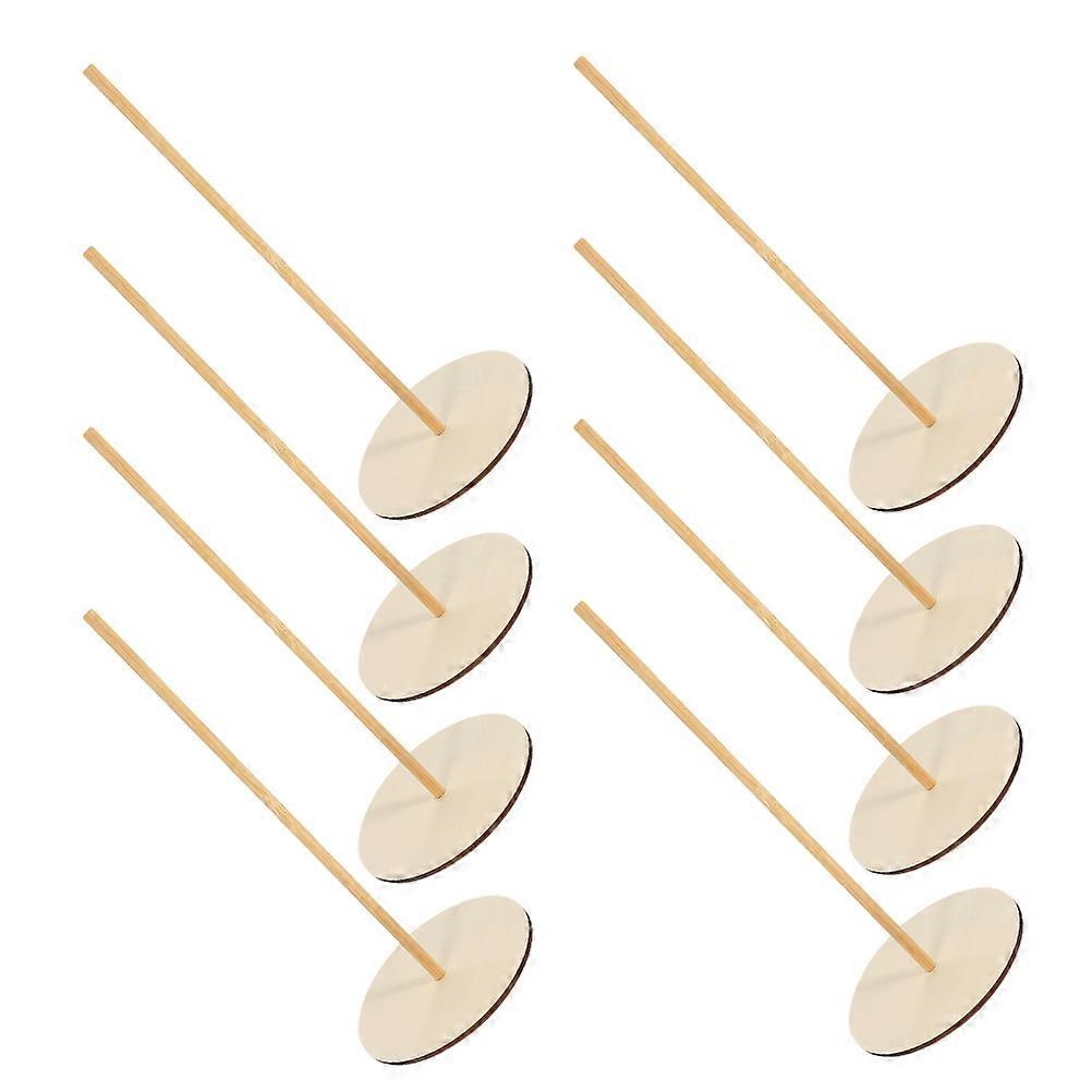 Wood Donut Holder for Display 8Sets Detachable Rustic Dessert Stand