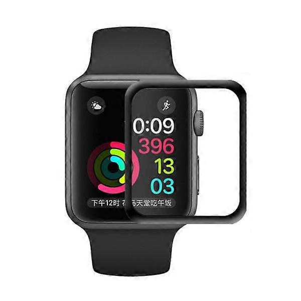 Compatible with Apple Watchwith Apple Watch 5 44 mm Full Coverage 3D Tempered Glass Screen Protector Transparent