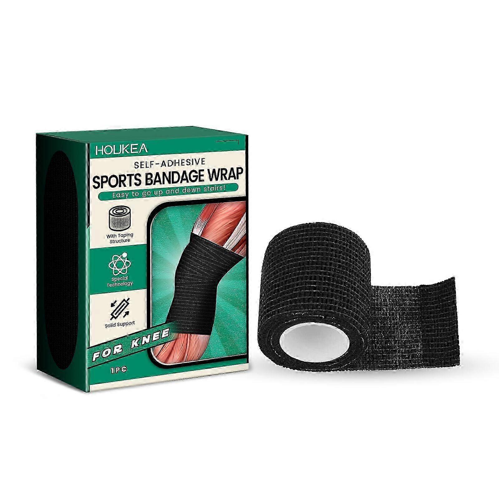 elastic self-adhesive sports strap contains cloth, spandex