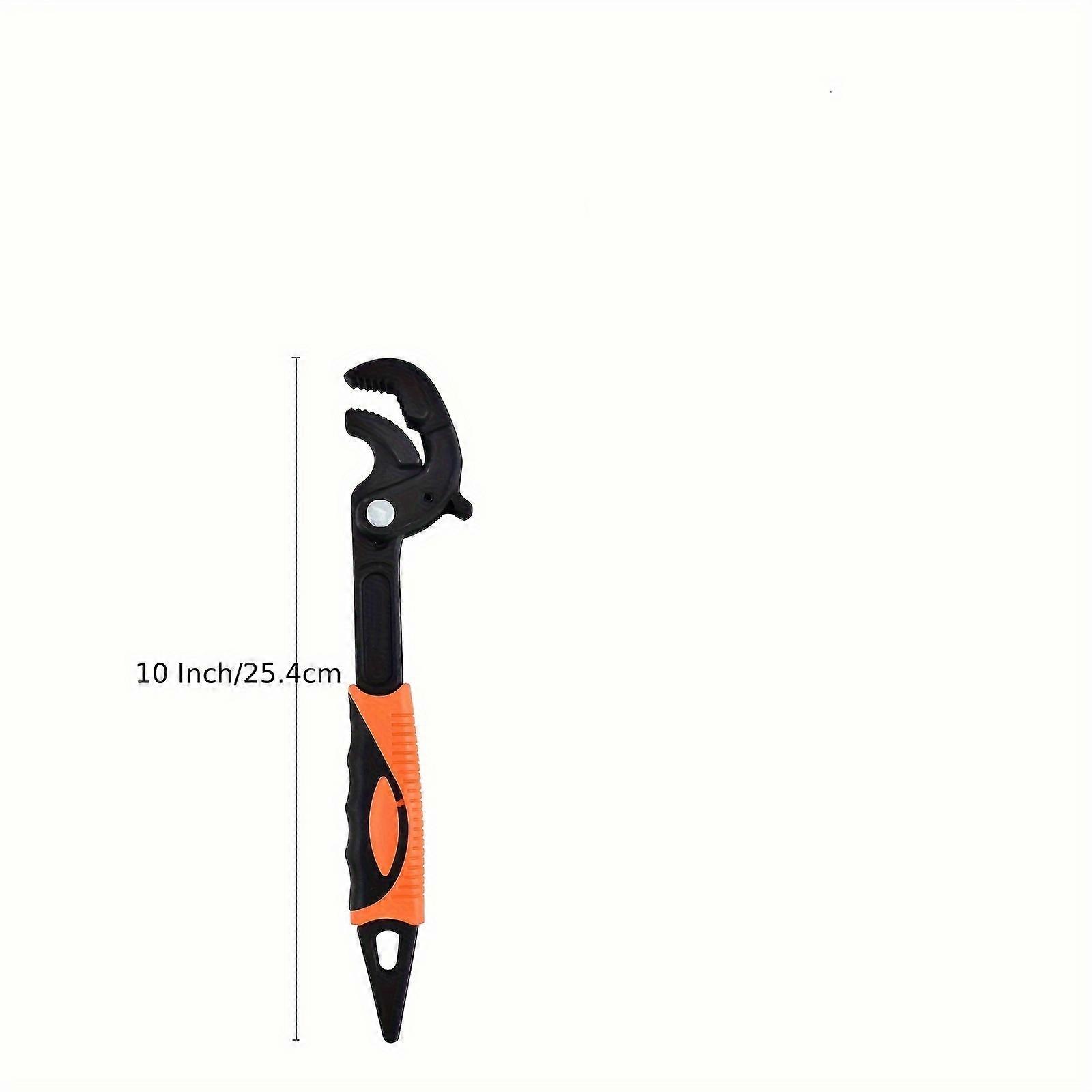 Wrench High Carbon Steel Multi Functional Adjustable Self Locking Ratchet Open End Wrench Manual Repair Tool