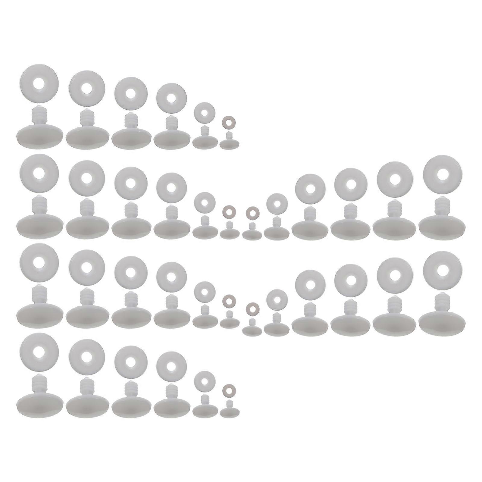 Soft Toy Connectors Plastic Doll Joints Replacement for DIY Crafts 36Pcs