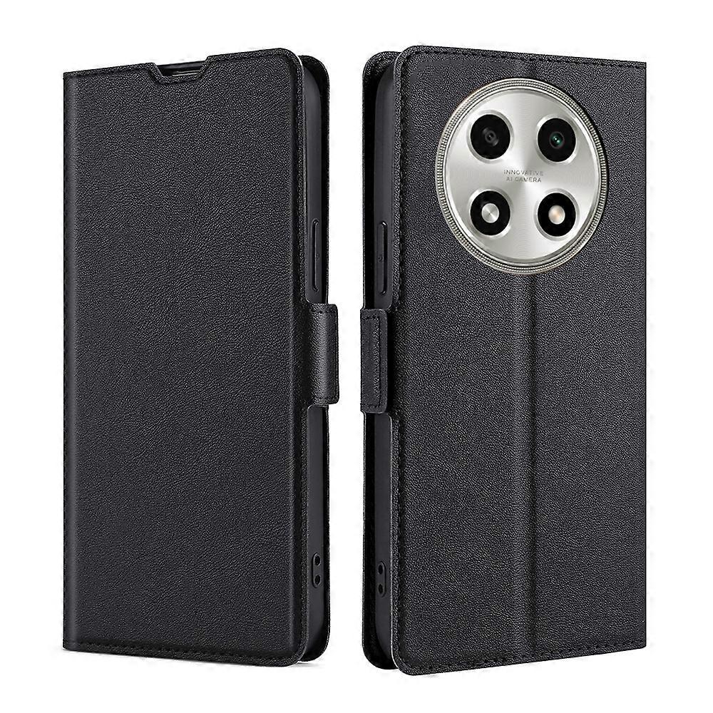 Ultra-thin Voltage Side Buckle Horizontal Flip Leather Phone Case