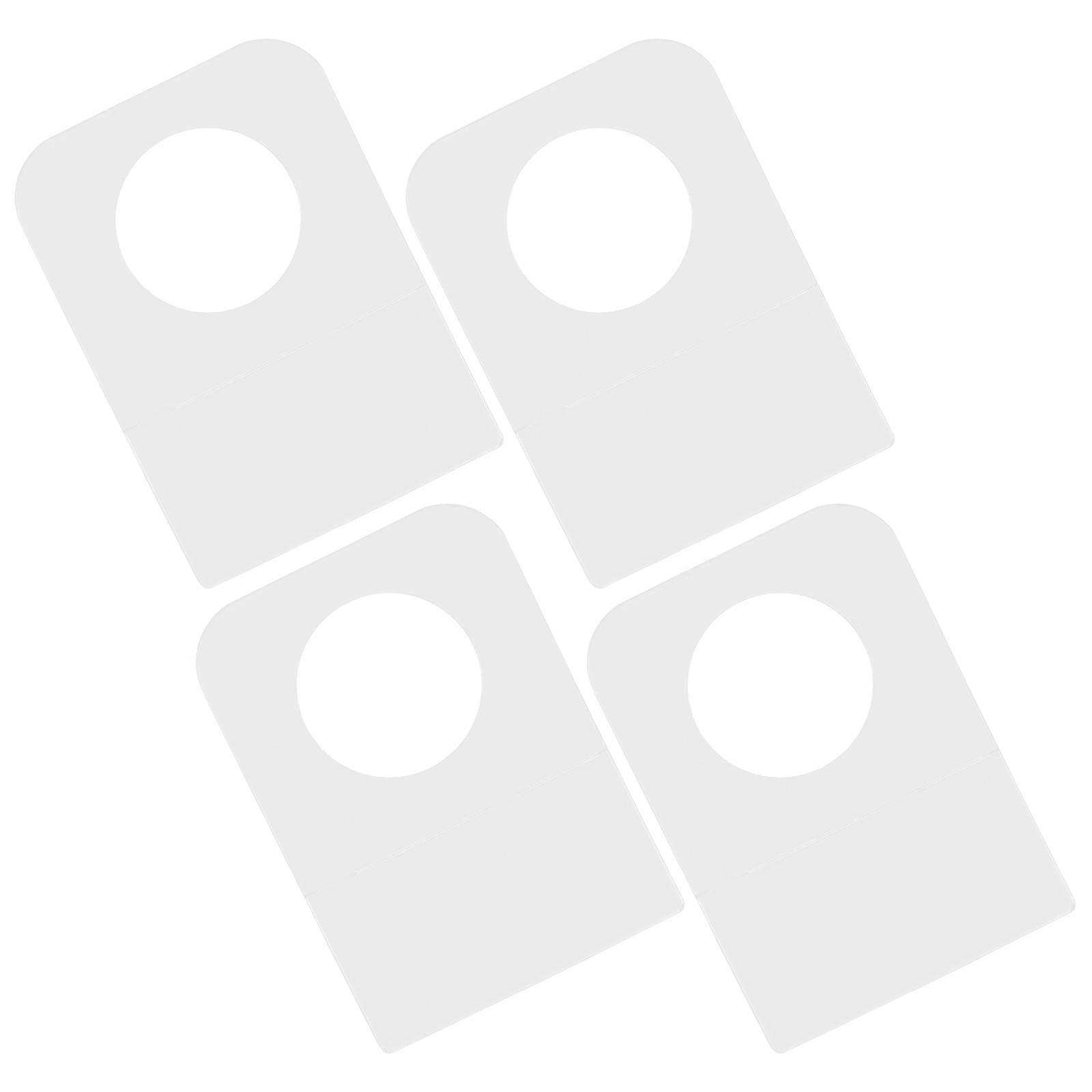 Transparent Hanging Tabs Retail Store Displays Space Saving Design PVC Material 500Pack