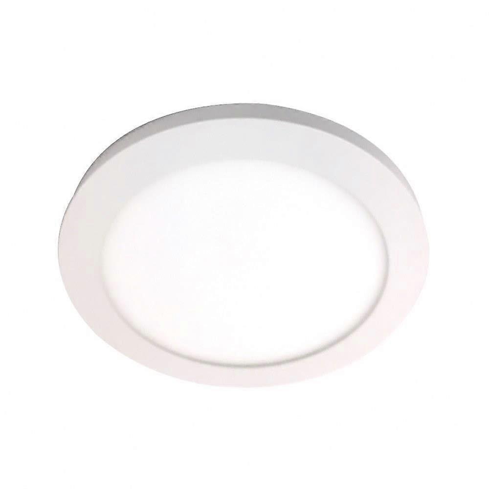 LED Flush Mount Ceiling Light White Low Profile Energy Saving Acrylic Diffuser Fixture