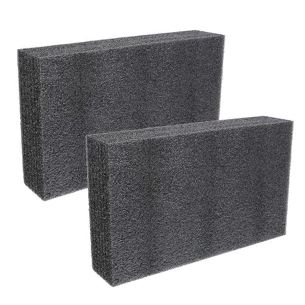Black Foam Inserts Foam Pads for Storage and Craft Use 2Pcs Set