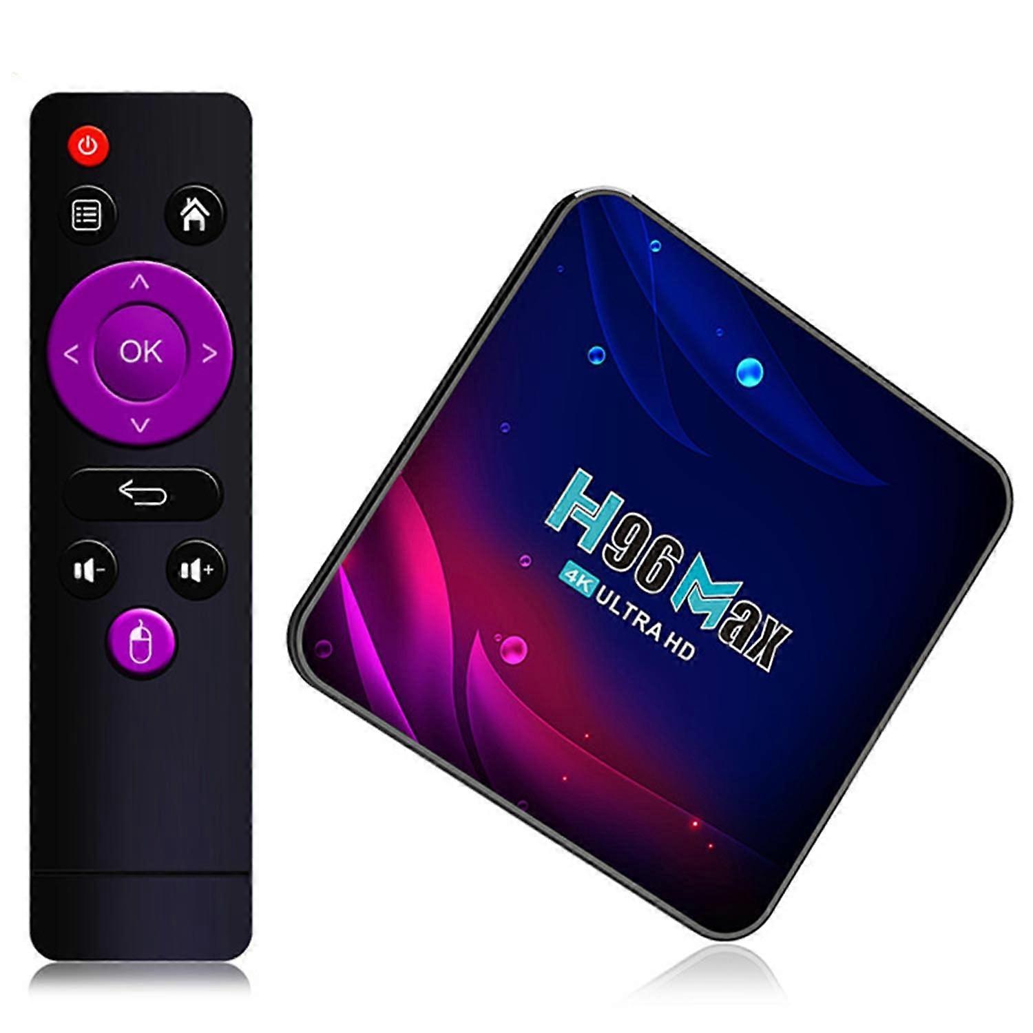 RK3318 Android 11.0 TV Box 4GB RAM 32GB Storage 4K 3D Smart Media Player Dual Wifi USB 3.0 BT 4.0