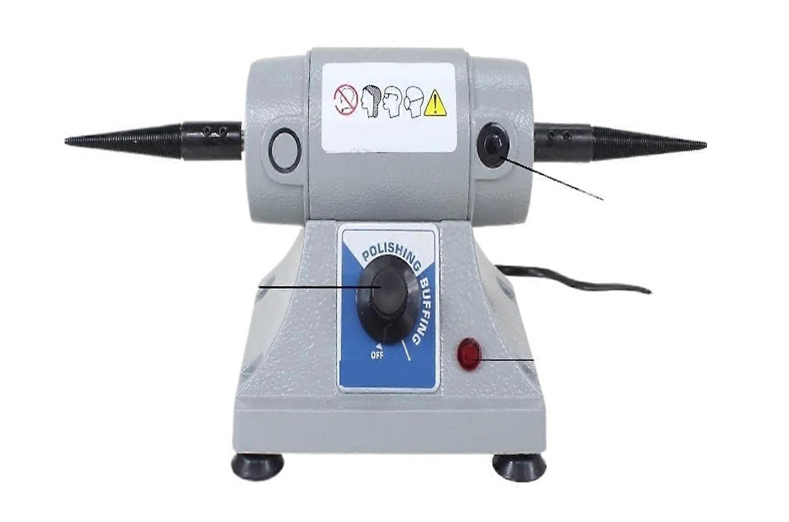 Mini Bench Lathe Jewelry Polishing Machine with  Torque Motor and Adjustable Speed Control