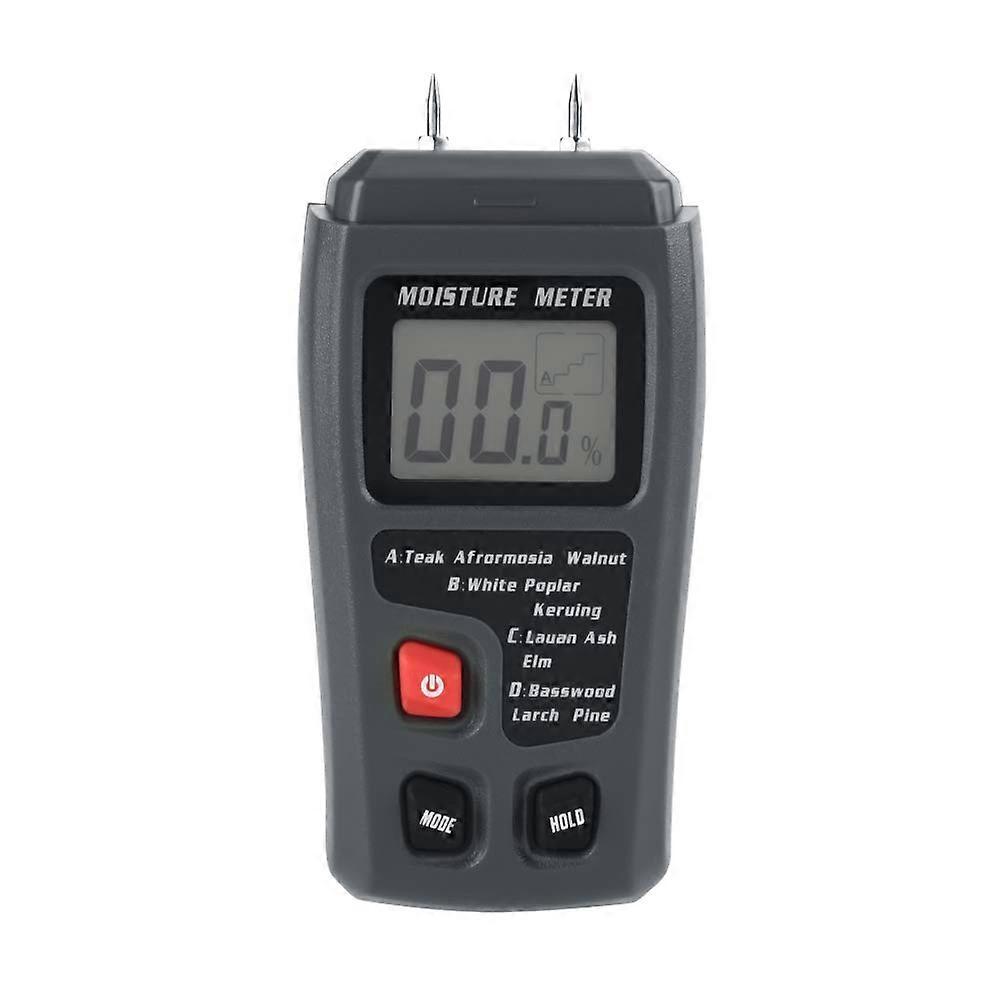 Wood Moisture Meter with LCD Display, Memory for 50 Species, Auto PowerOff, Accurate Detection