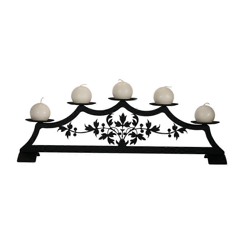 Victorian Fireplace Pillar Candle Holder